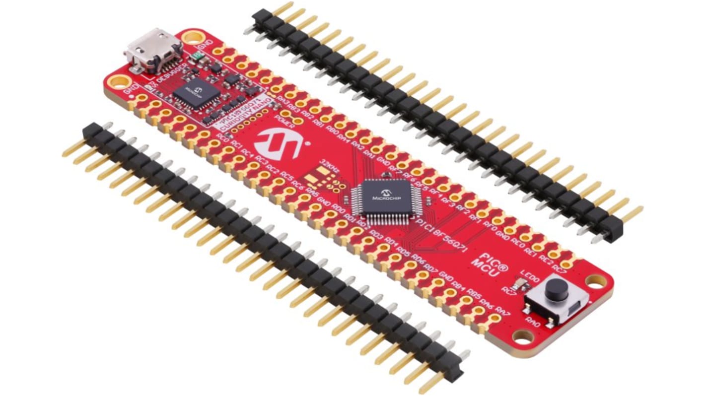 Microchip PIC评估套件, PIC18F内核, PIC18F56Q71 CURIOSITY NANO