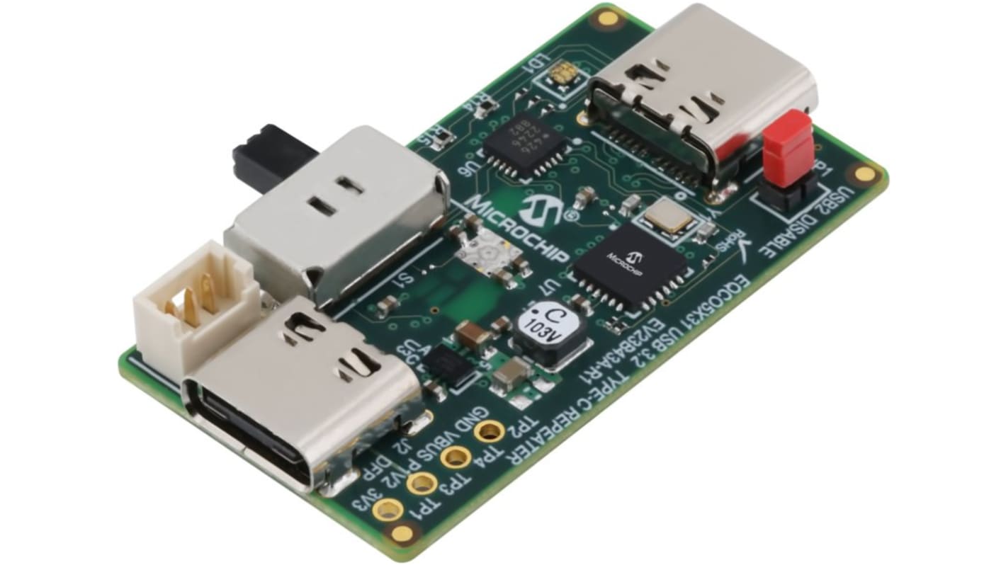 Microchip EV23B43A EQCO5X31 Evaluation Board for USB Cables EV23B43A
