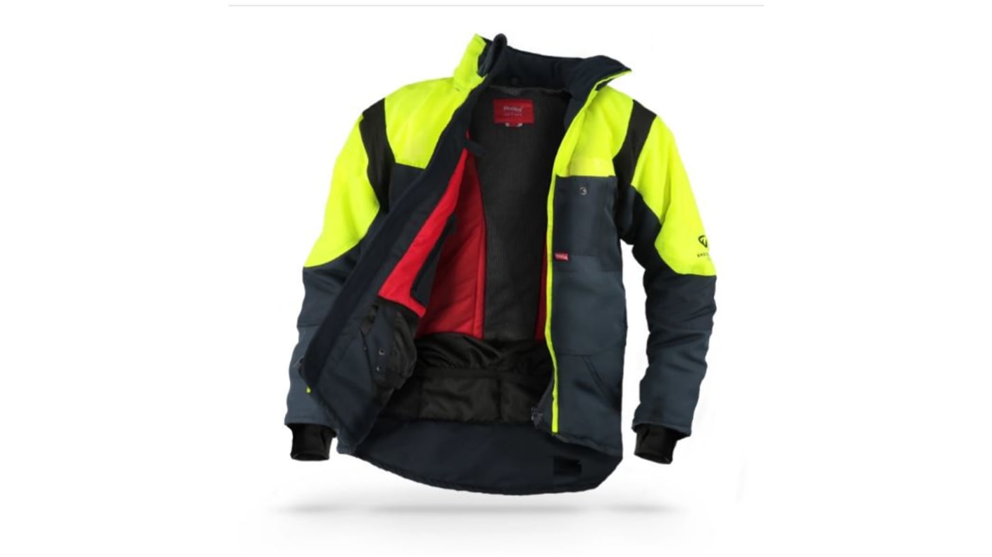 Flexitog Endurance Drive Unisex Jacke Kälteresistent Schwarz, Grau, Gelb, Größe M