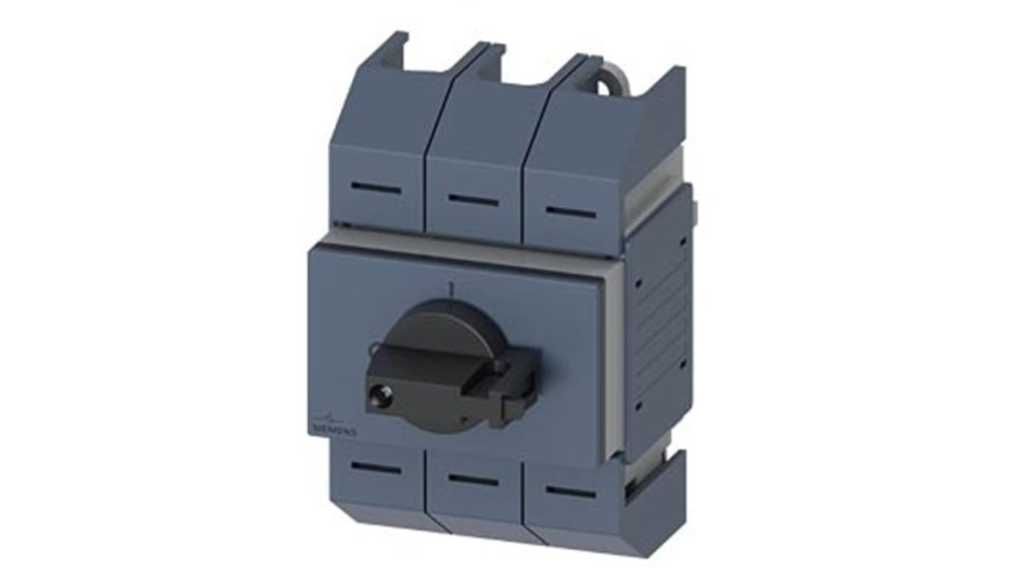 Siemens 3 Pole DIN Rail Switch Disconnector - 125A Maximum Current, 22kW Power Rating, IP10
