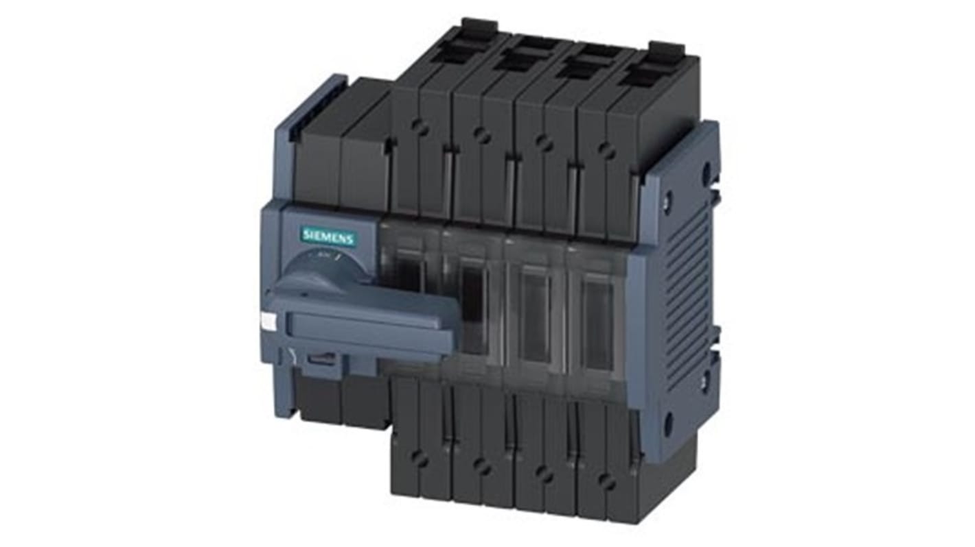 Siemens 4 Pole DIN Rail Switch Disconnector - 16A Maximum Current, 7.5kW Power Rating, IP20
