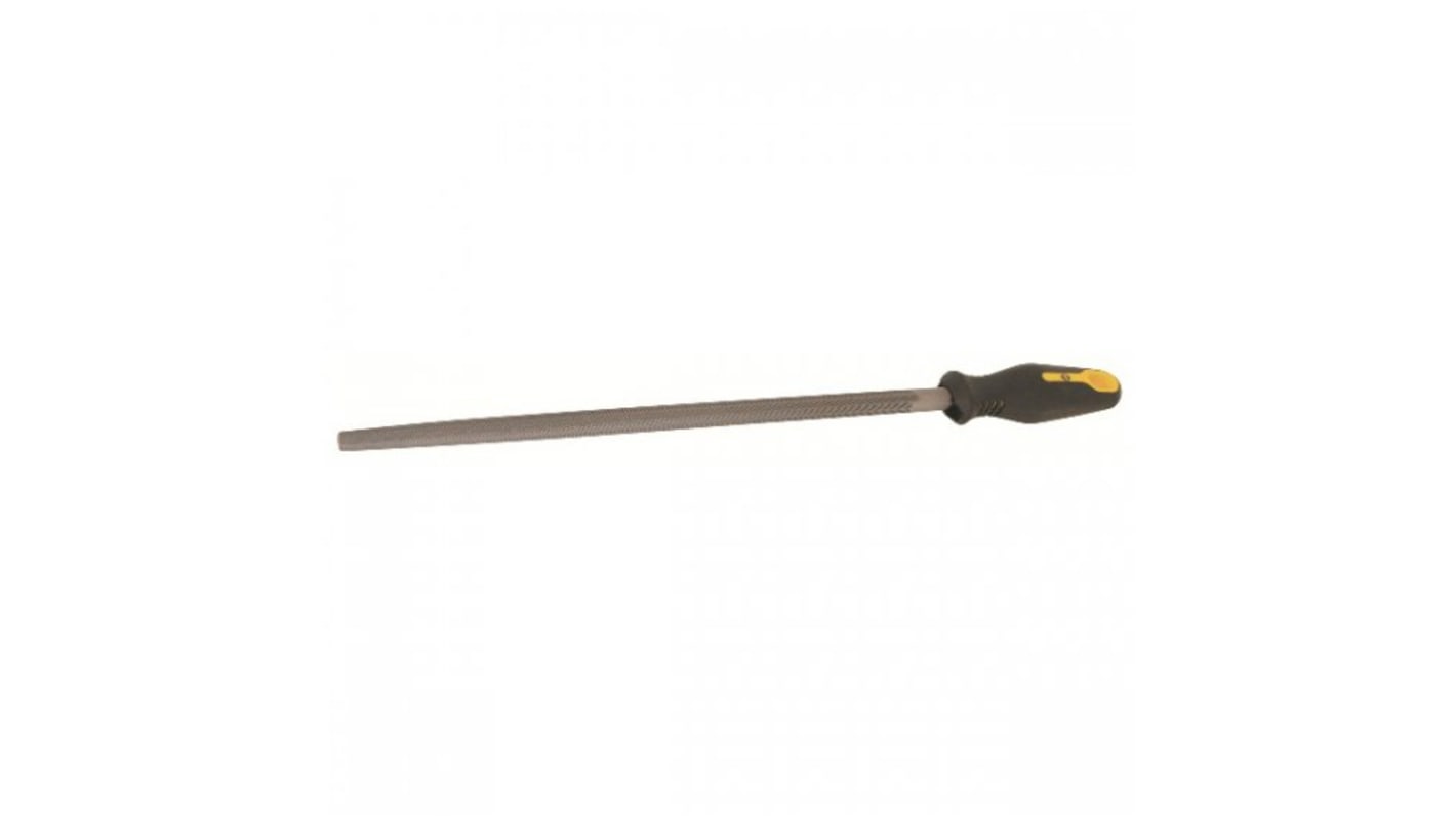 CK 250mm, Second Cut, Round Engineers File With Soft-Grip Handle