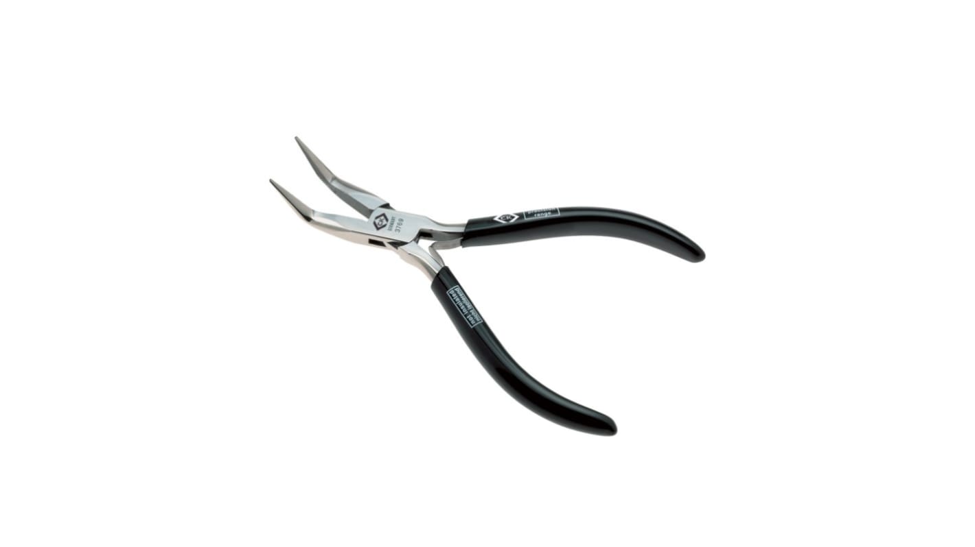 CK T3769 Bent Nose Pliers, 145 mm Overall, Bent Tip, 33mm Jaw