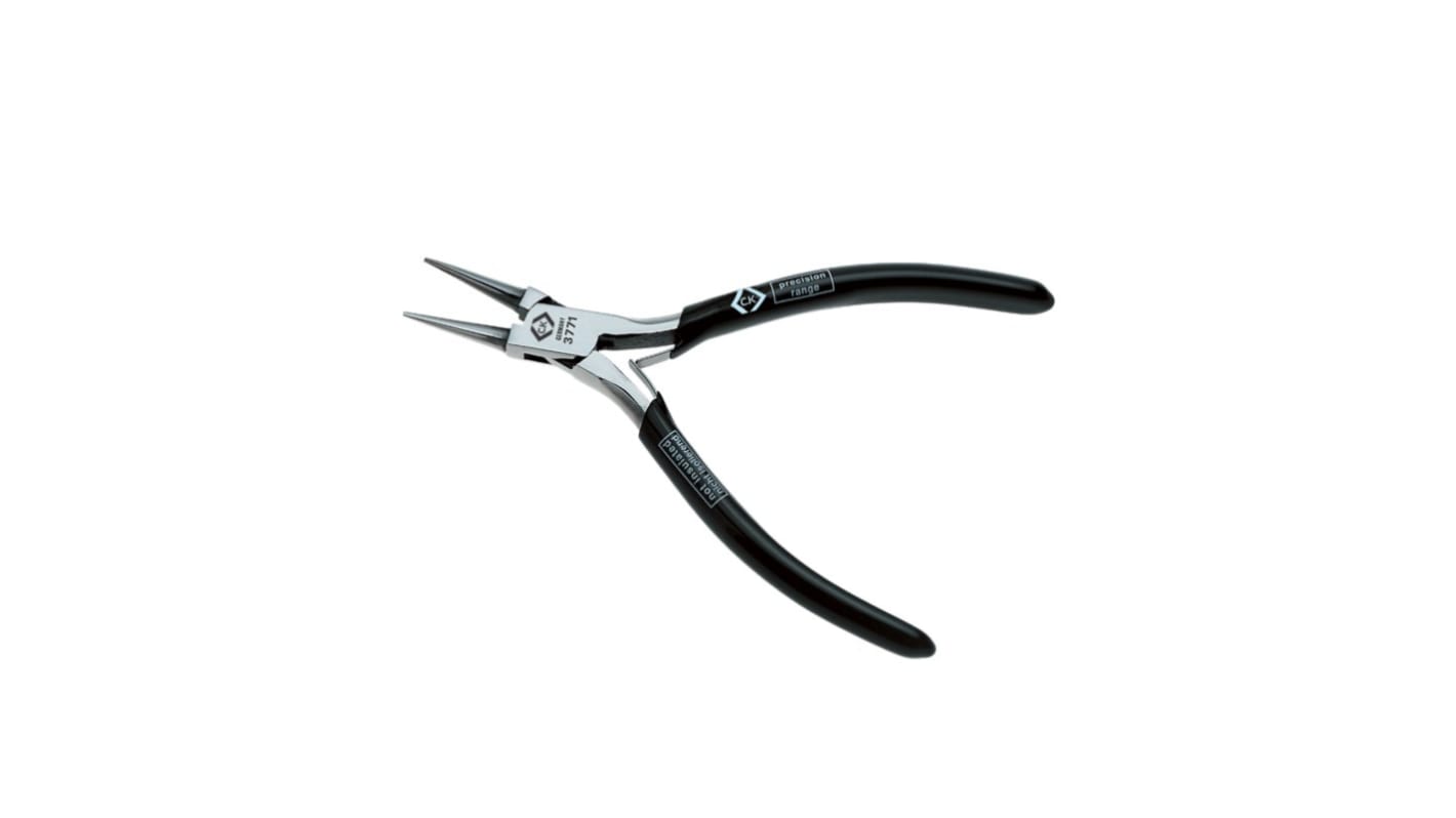 CK T3771 Round Nose Pliers, 120 mm Overall, Straight Tip, 23mm Jaw