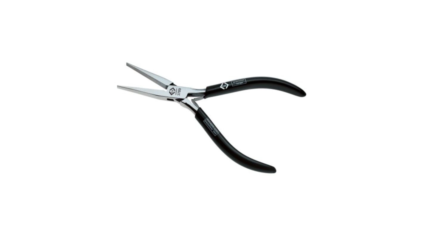 CK T3789 Flat Nose Plier, 145 mm Overall, Straight Tip, 40mm Jaw