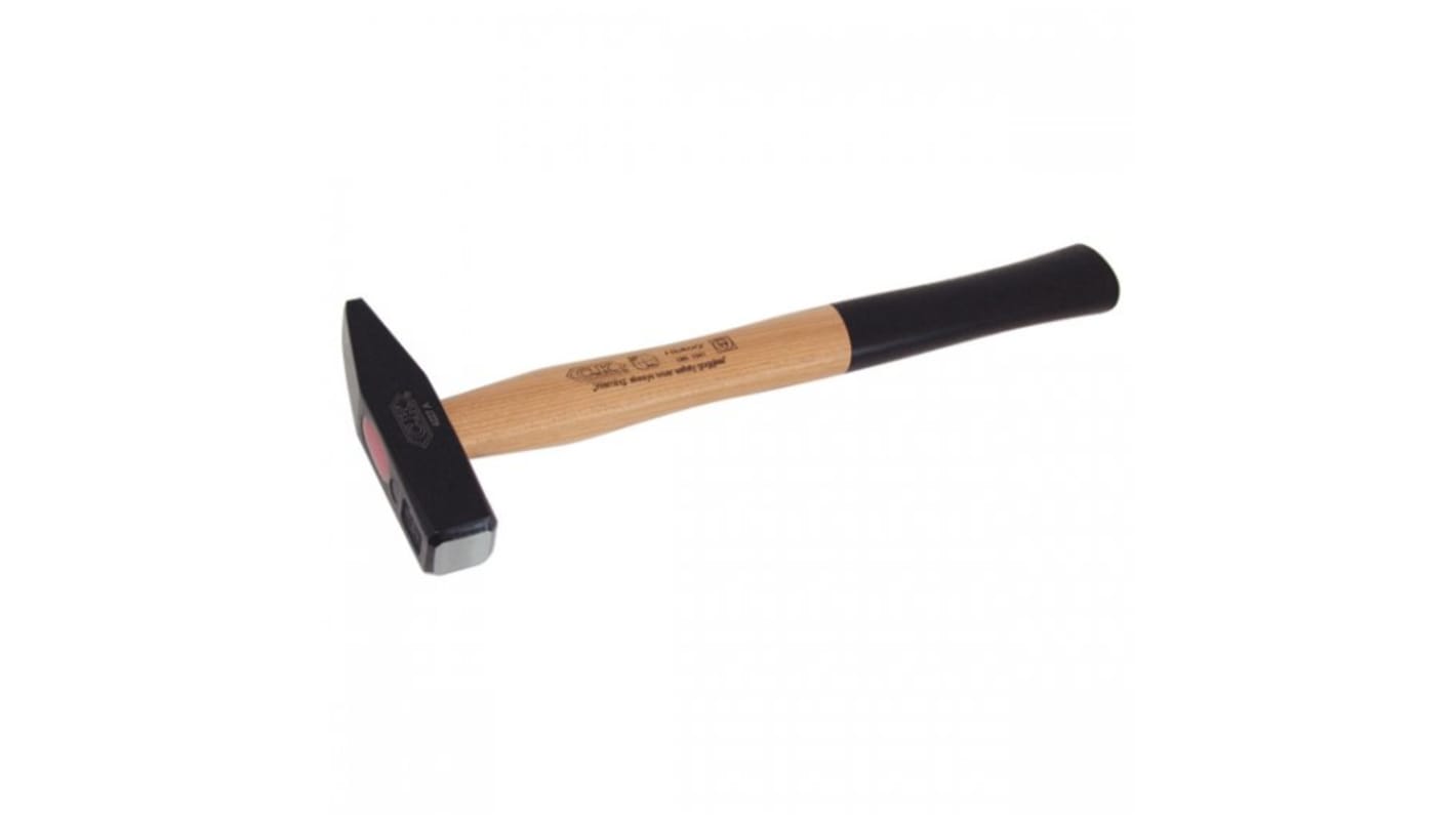 CK Hammer, Schlosserhammer Kreuzschlitz aus C-Stahl Esche-Stiel 100g 260 mm