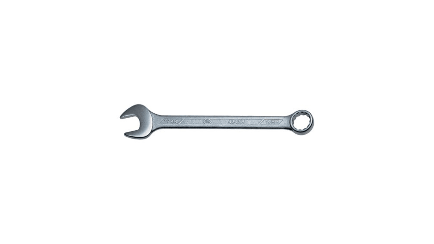 CK T4343M Series Combination Spanner, 7mm, Metric, Height Safe, Double Ended, 110 mm Overall