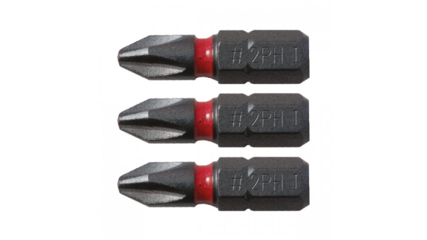 CK Blue Steel Screwdriver Bit Set 3 Pieces, Phillips