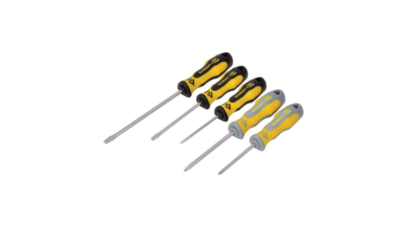 Set di cacciaviti CK, 5 pezzi Phillips, a taglio