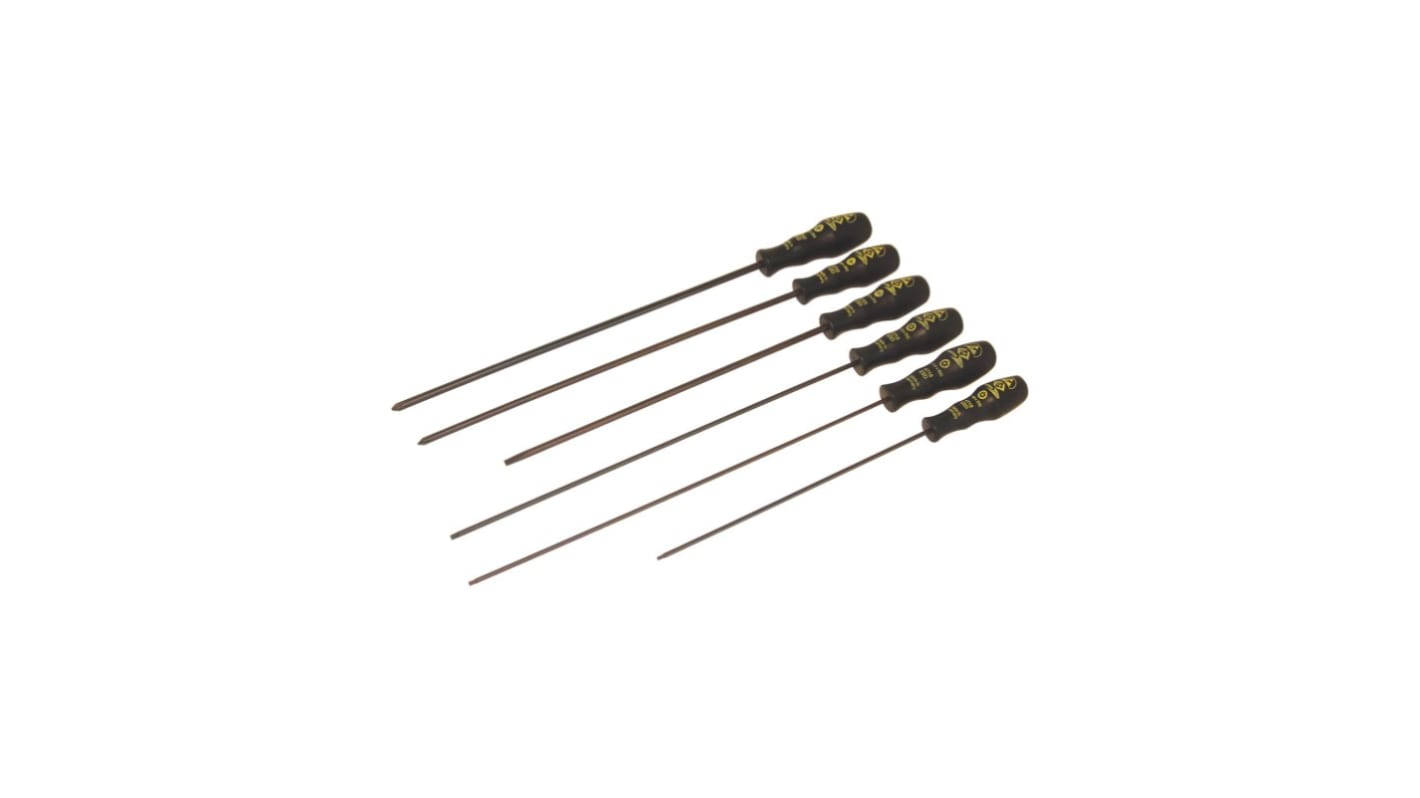 Set di cacciaviti CK, 6 pezzi A taglio, Phillips, Torx