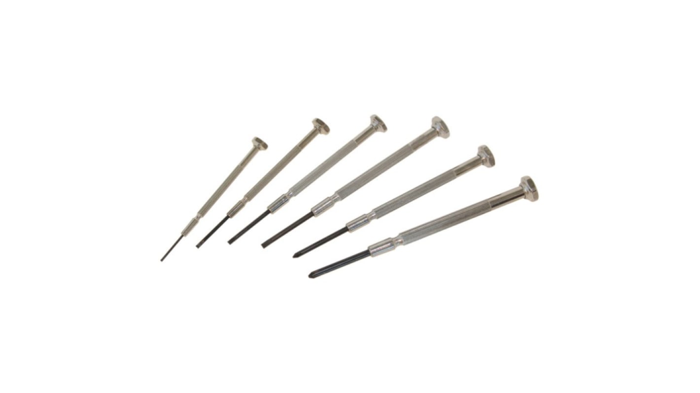 Set di cacciaviti CK, 6 pezzi Phillips, a taglio