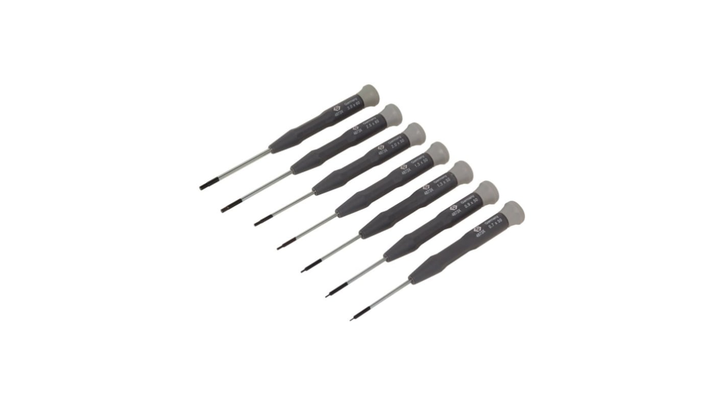 CK Hexagon Hex Key & Screwdriver Set, 7-Piece