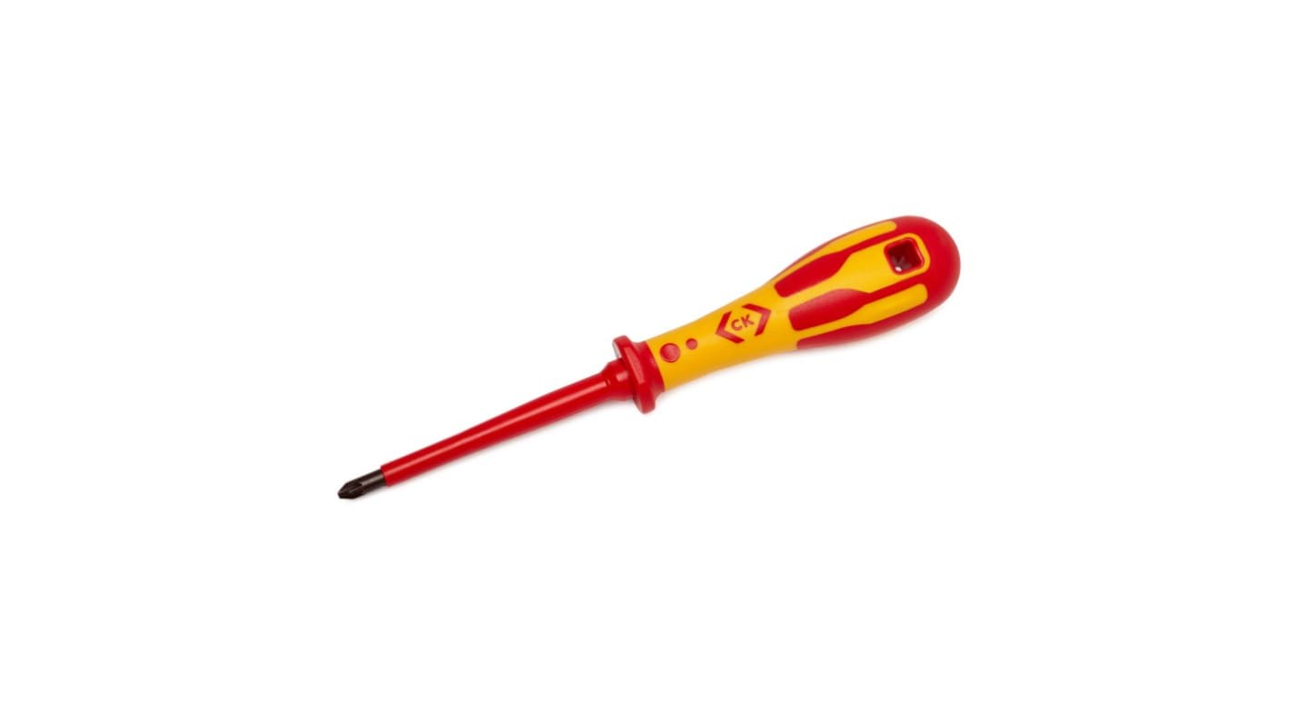 CK Phillips  Screwdriver, PZ3 Tip, 150 mm Blade, VDE/1000V, 285 mm Overall