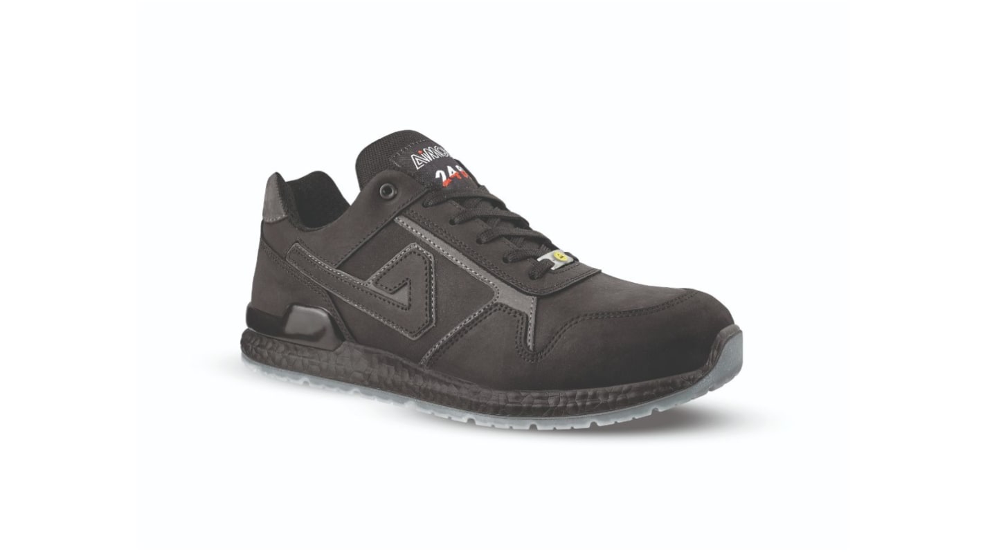 ROKY ABI26 40 AIMONT ROKY ABI26 Unisex Black Grey Aluminium Toe Capped Safety Trainers UK 6.5 EU 40 RS