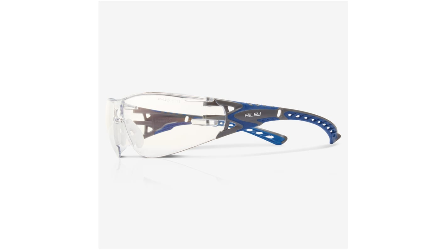 Riley STREAM EVO Anti-Mist UV Safety Glasses Polycarbonate Lens, Vented