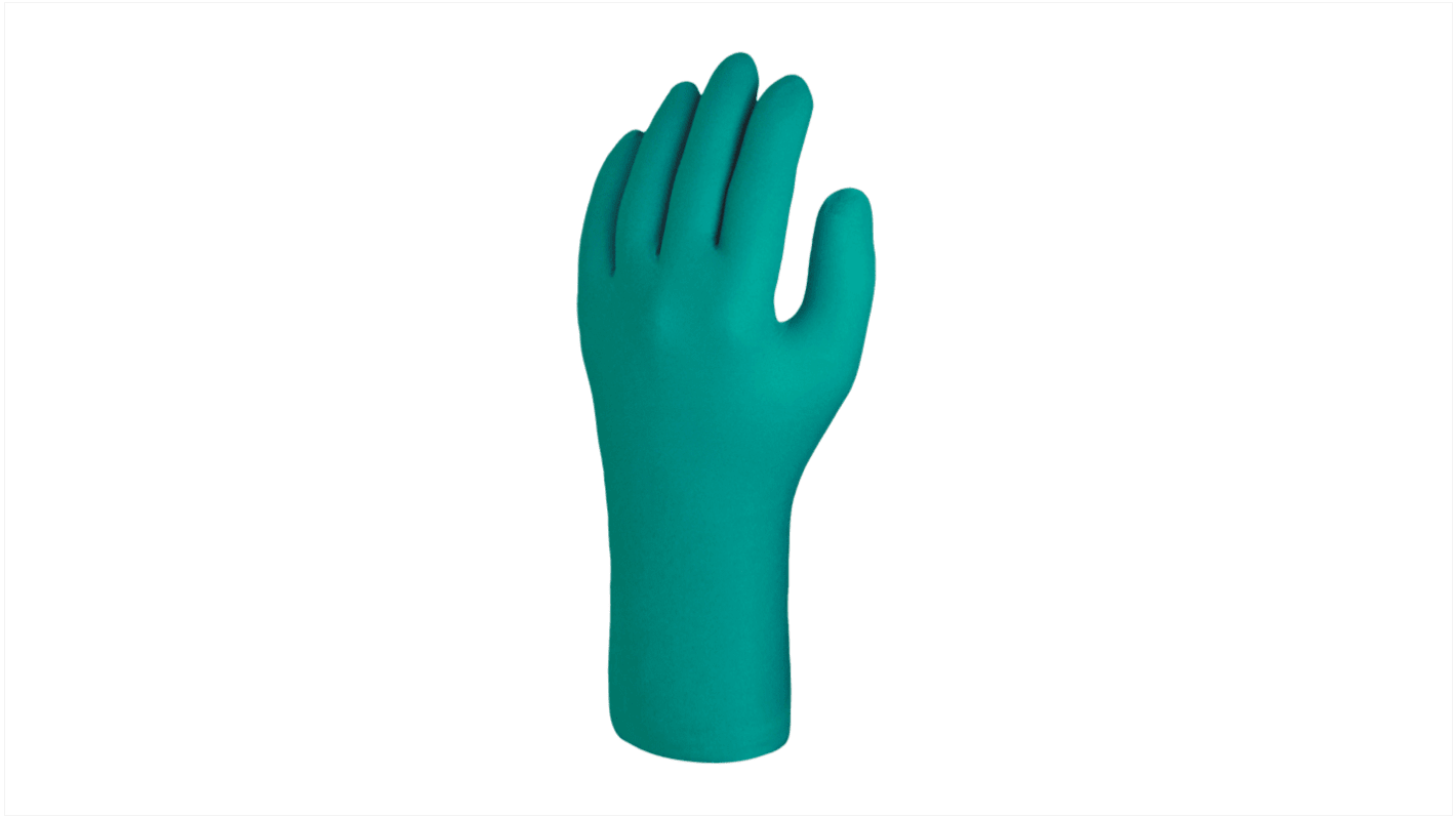 Skytec TX530 Green Powder-Free Nitrile Disposable Gloves, Size XXL, 100 per Pack