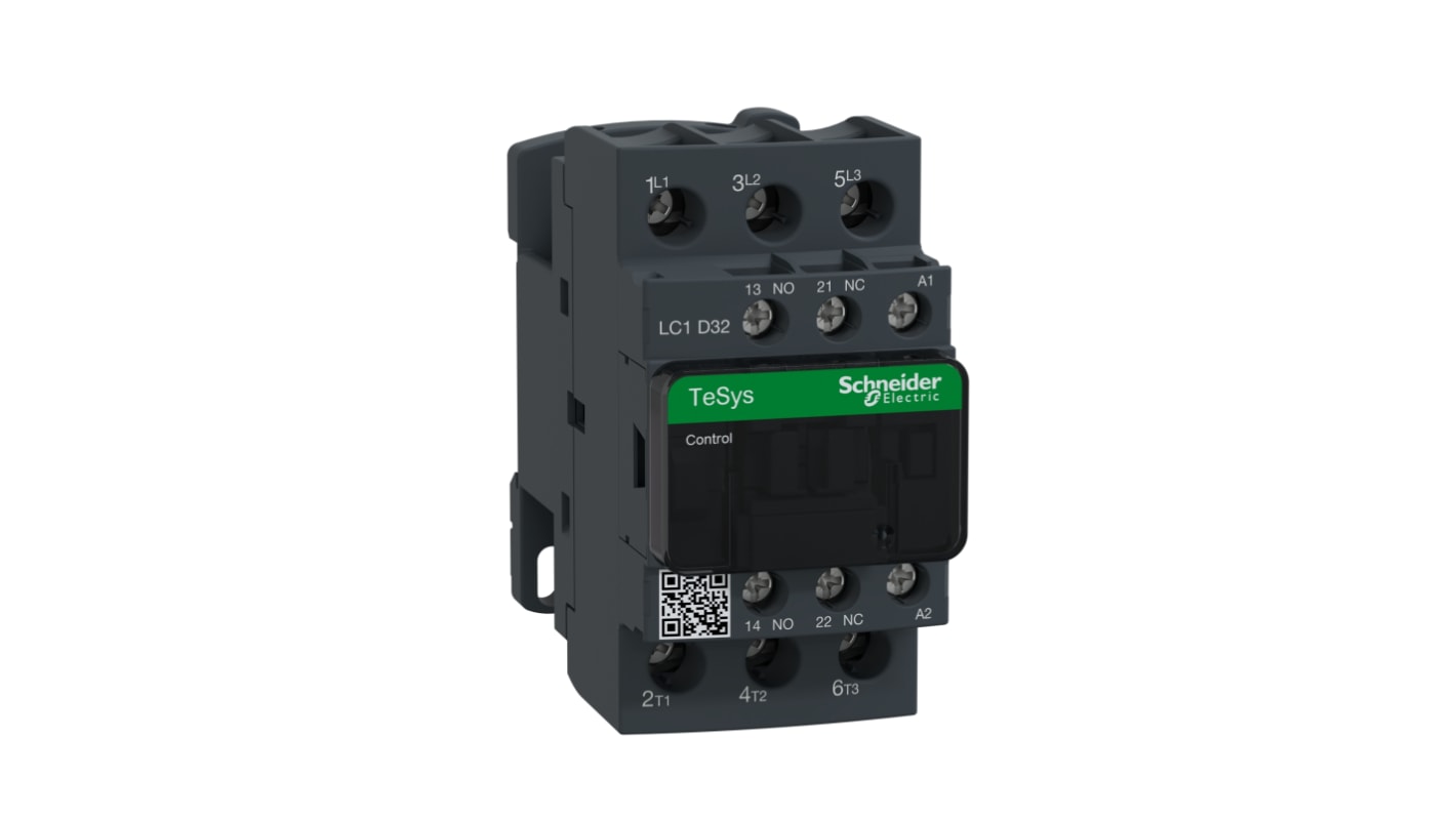 Stycznik 230 V AC Schneider Electric styki: 3 15 kW 32 A 3NO LC1D32P7TQ