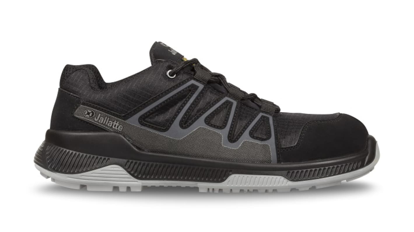 Jallatte J-energy Unisex Black, Grey Composite Toe Capped Safety Trainers, UK 3, EU 36