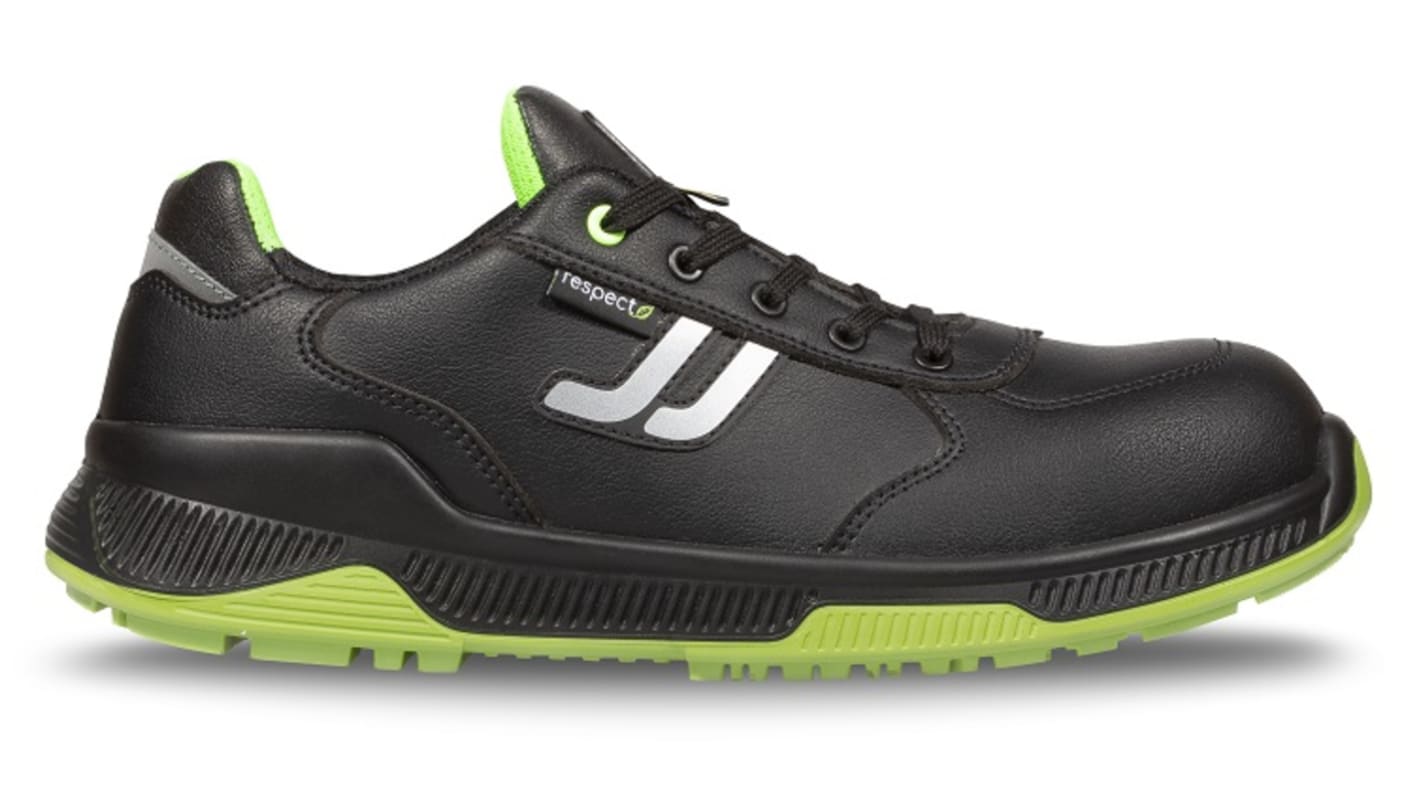 Jallatte J-energy Unisex Black, Yellow Composite  Toe Capped Low safety shoes, UK 2, EU 35