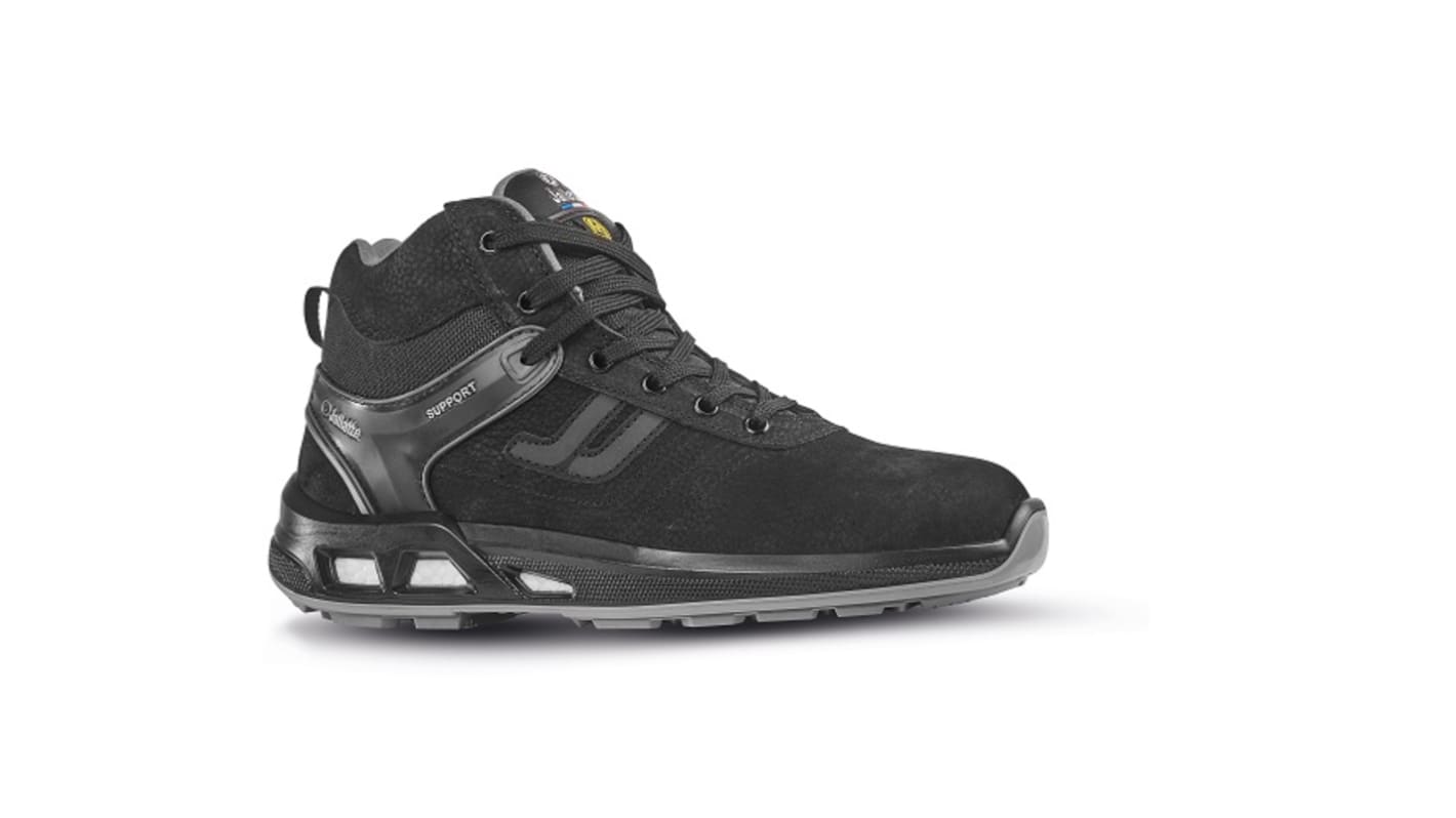 Jallatte J-energy Black ESD Safe Aluminium Toe CappedMen's Ankle Safety Boots, UK 11, EU 46
