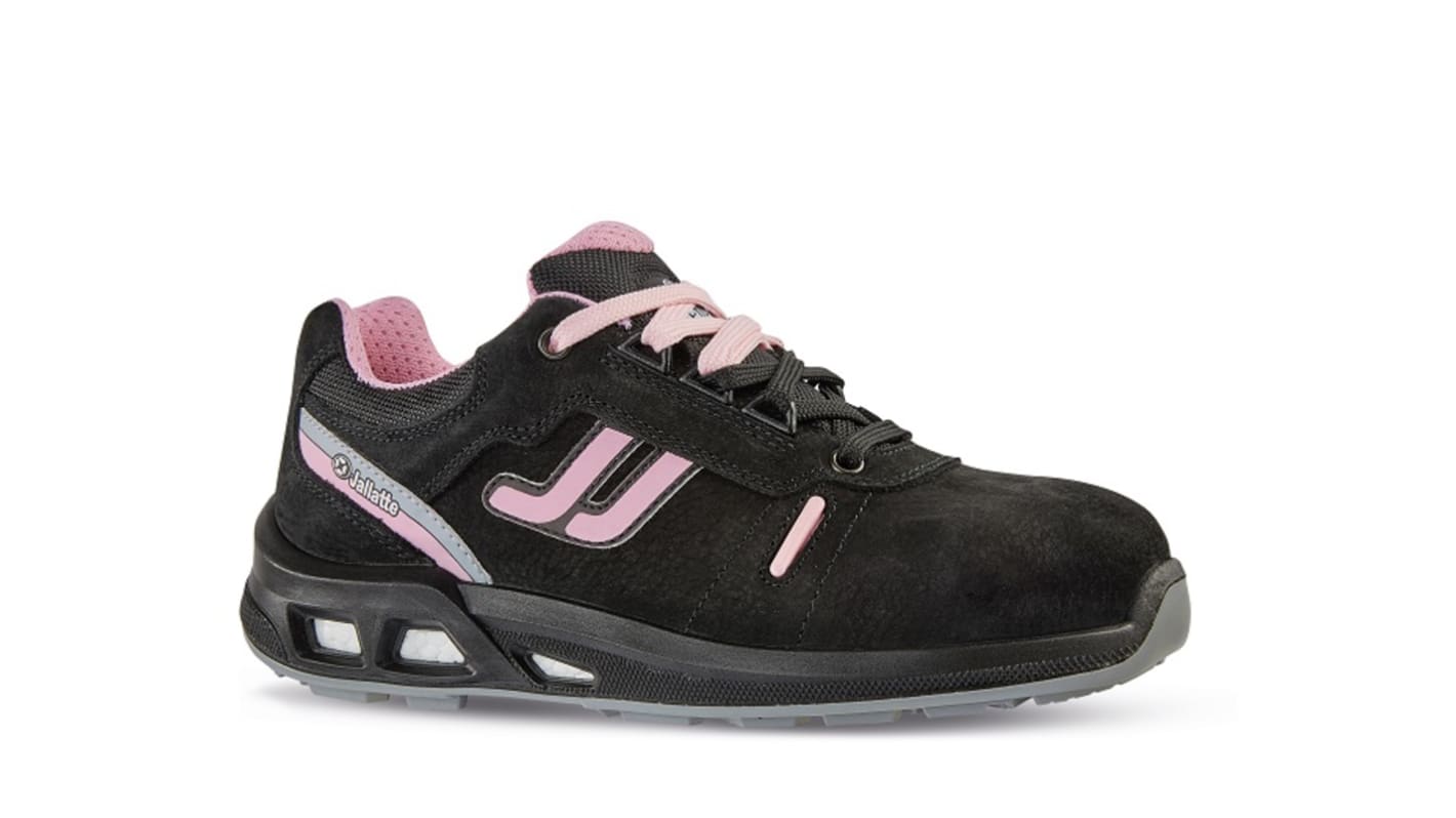 Scarpe basse antinfortunistiche S3 Jallatte J-energy, Donna tg. 35, col. Nero, resistenti all'acqua, con puntale di