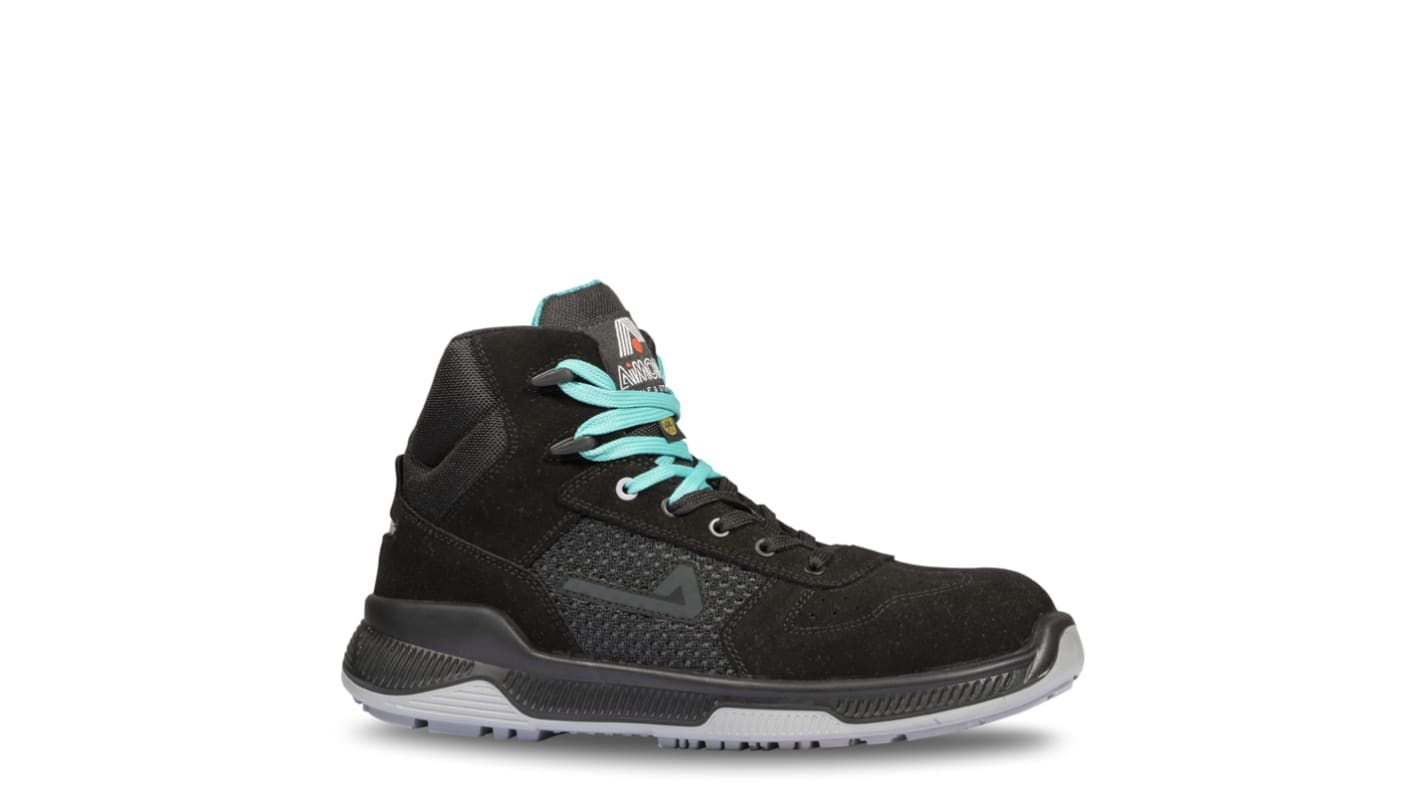 Zapatos de seguridad AIMONT, serie CONNECTOR AFAF103 de color Negro, gris, talla 35, S1P A SRC