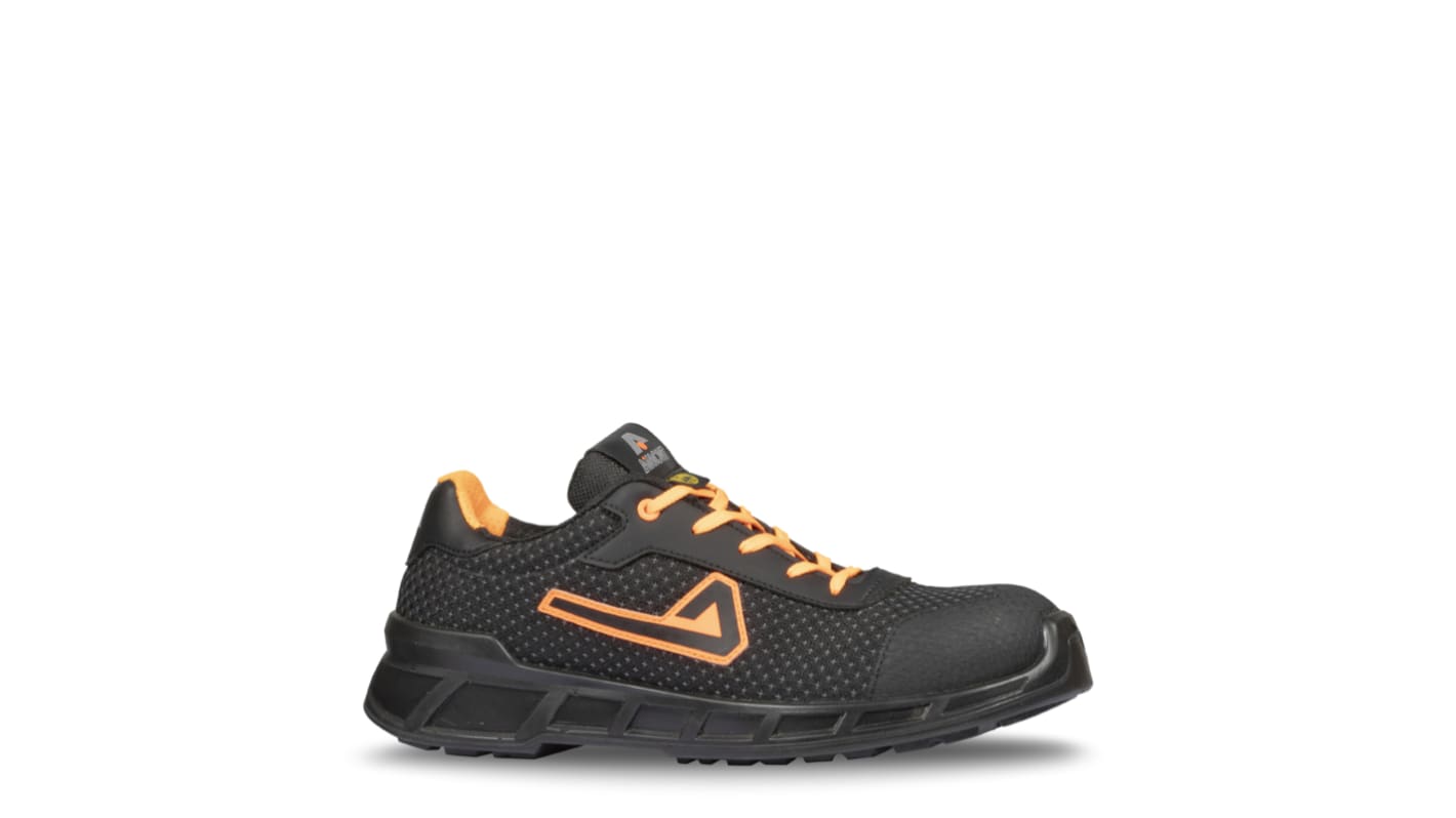 AIMONT IBIS AVAV201 Unisex Black, Green Aluminium  Toe Capped Safety Trainers, UK 11, EU 46