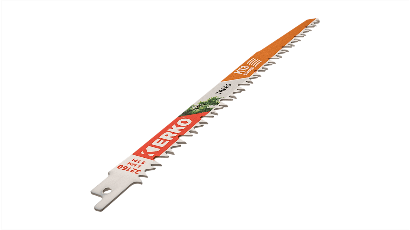 ERKO, 5 Teeth Per Inch Wood 241mm Cutting Length Reciprocating Saw Blade, Pack of 25