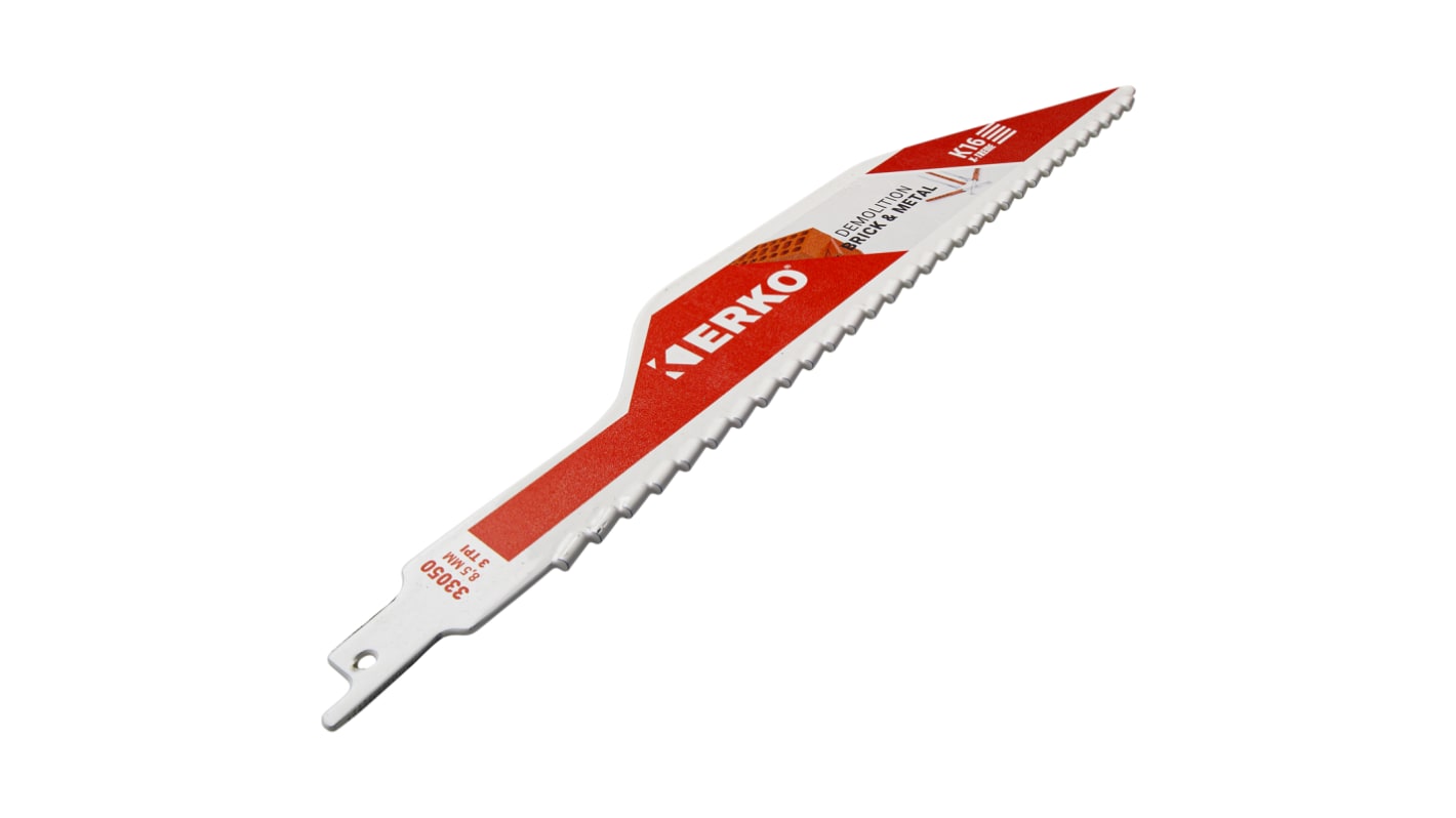 ERKO, 3 Teeth Per Inch Metal 300mm Cutting Length Reciprocating Saw Blade, Pack of 1