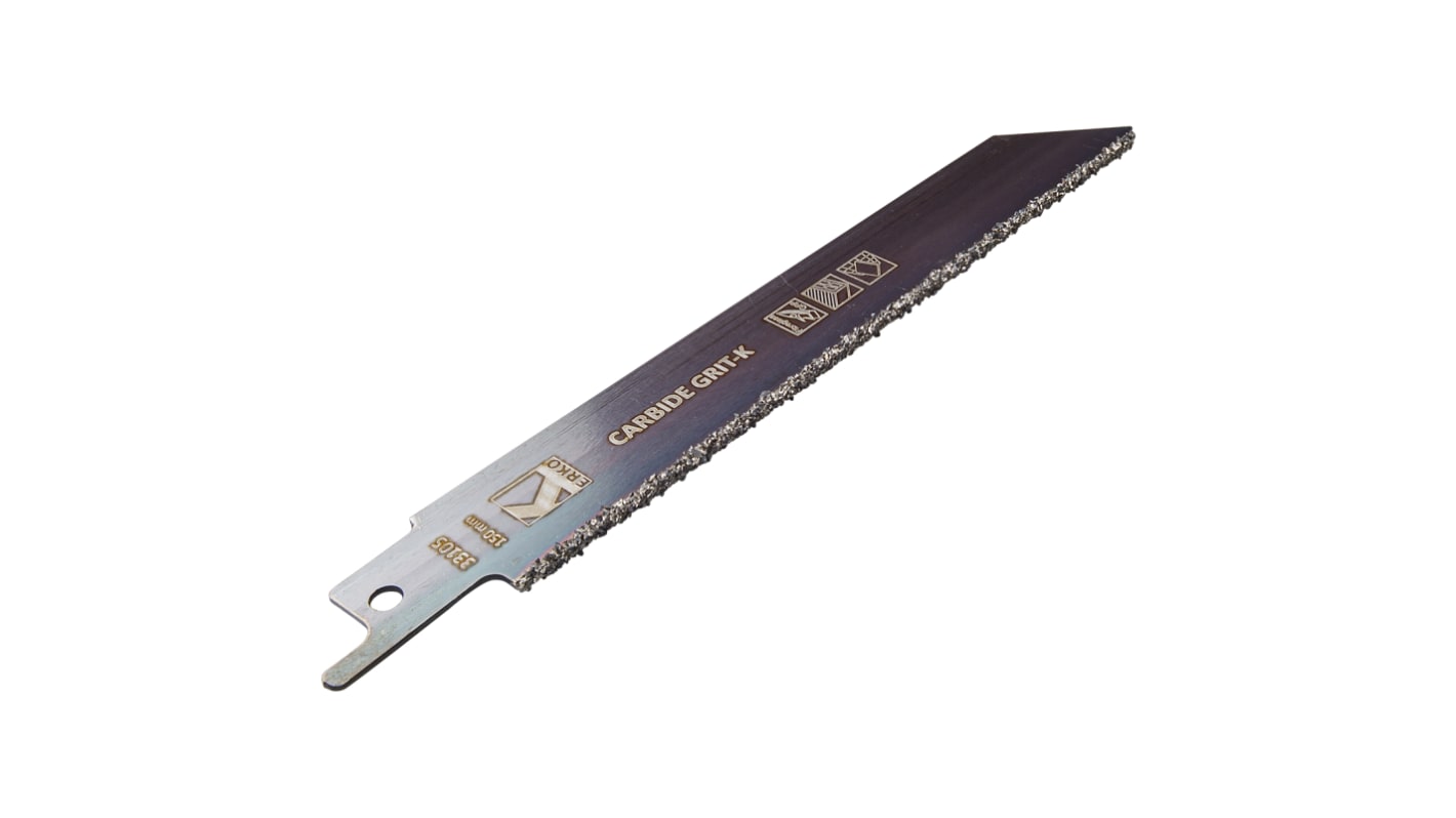 Lame de scie sabre ERKO, Longueur de coupe 150mm, pour Matériaux multiples, X 2