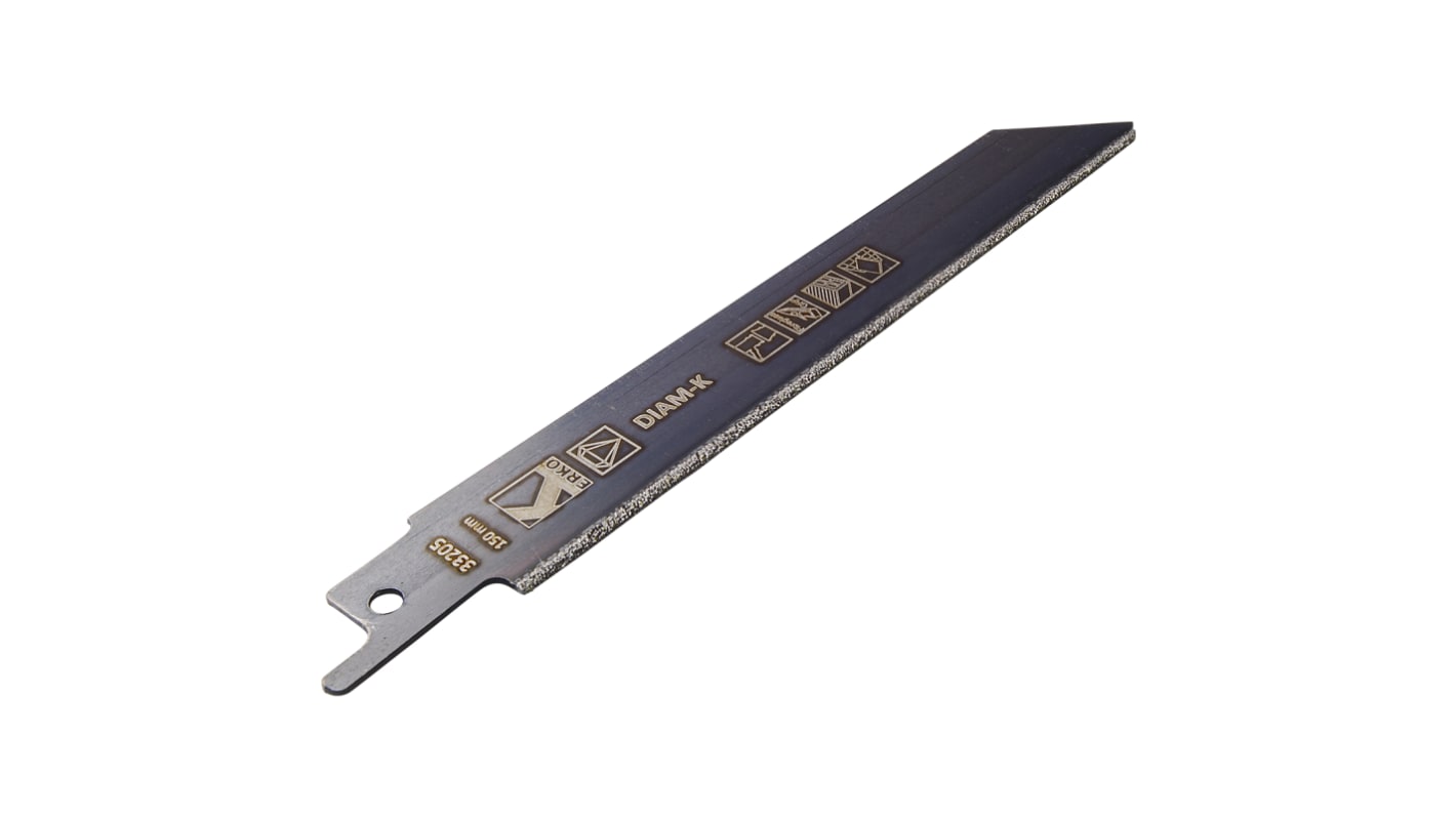 Lame de scie sabre ERKO, Longueur de coupe 150mm, pour Matériaux multiples, X 2