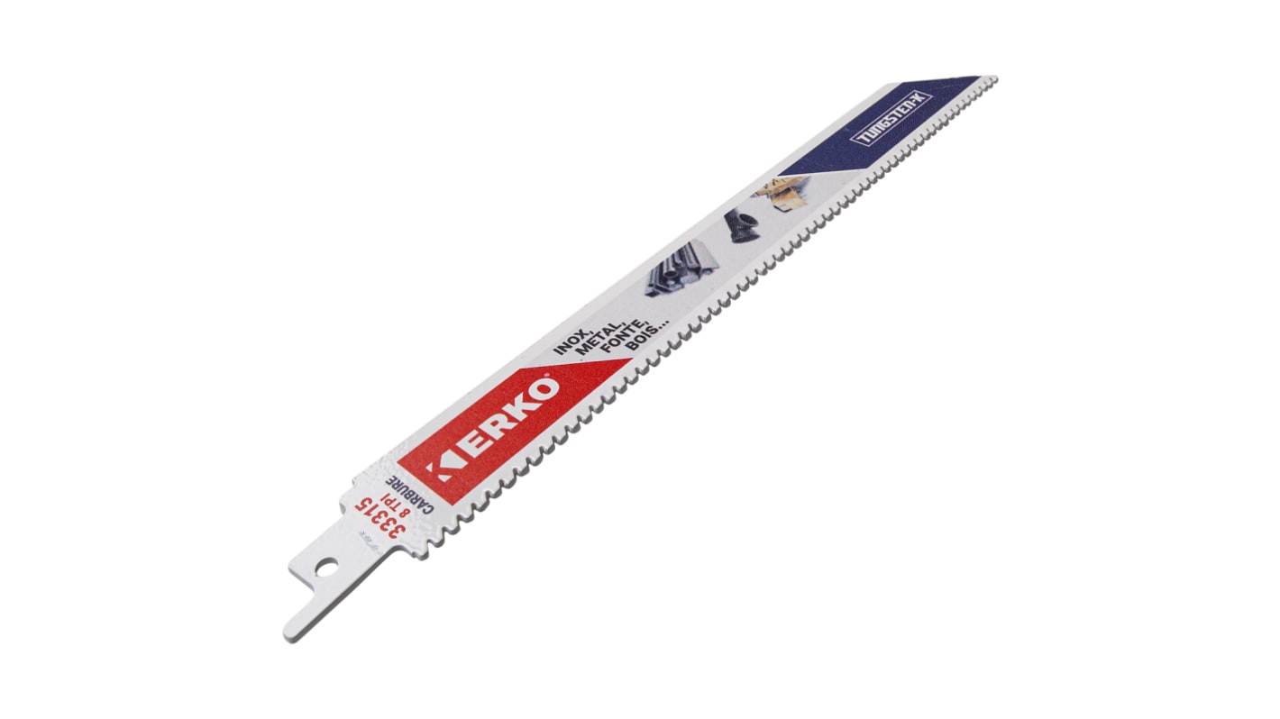 ERKO, 8 Teeth Per Inch Multiple Materials 230mm Cutting Length Reciprocating Saw Blade, Pack of 2