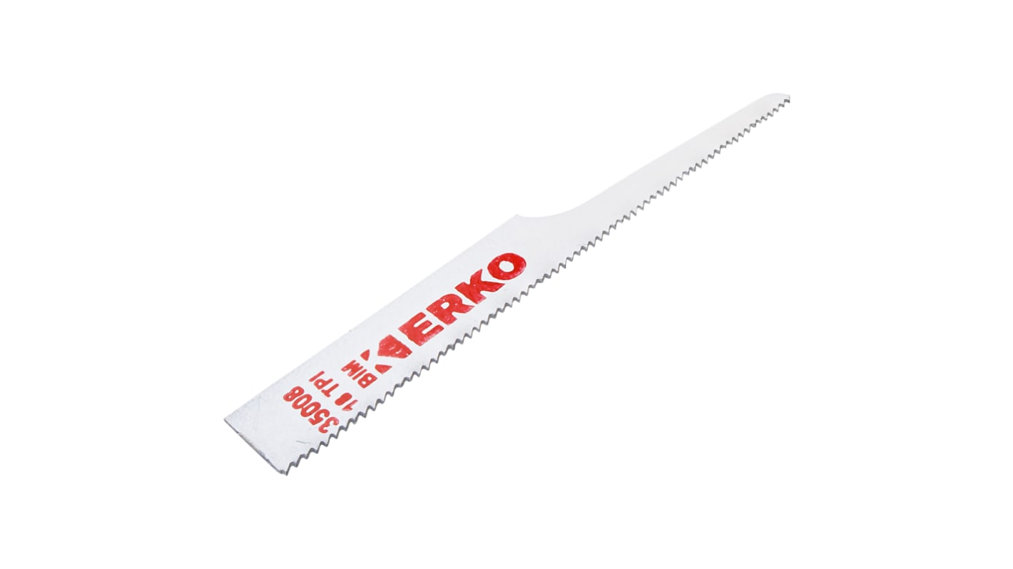 ERKO, 18 Teeth Per Inch Metal 100mm Cutting Length Air Saber Saw Blade, Pack of 100