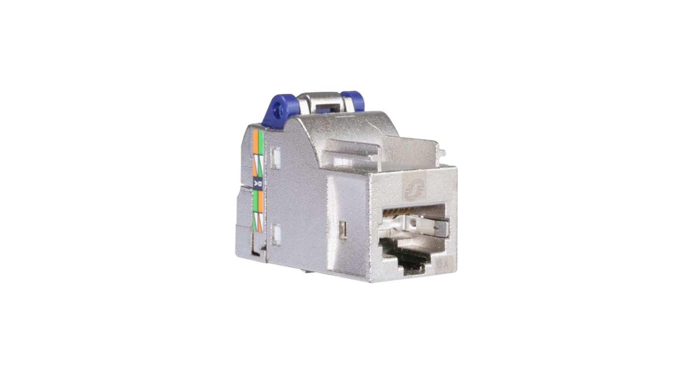 Conector RJ45 Cat6a Conector hembra Schneider Electric serie Actassi, de vías, apantallado