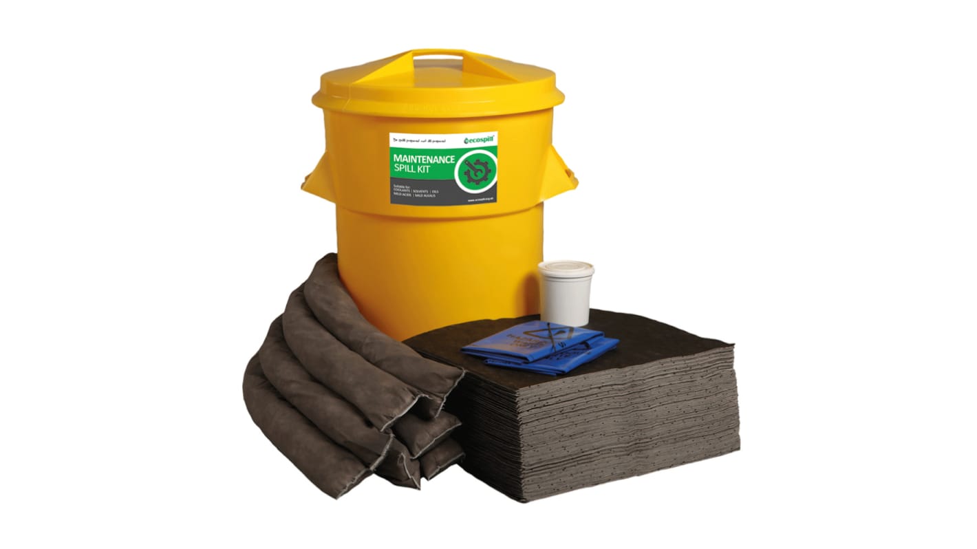 Ecospill Ltd 泄漏清理套件, 90 L吸收能力, 72 x 55 x 55 cm, 适用于通用型