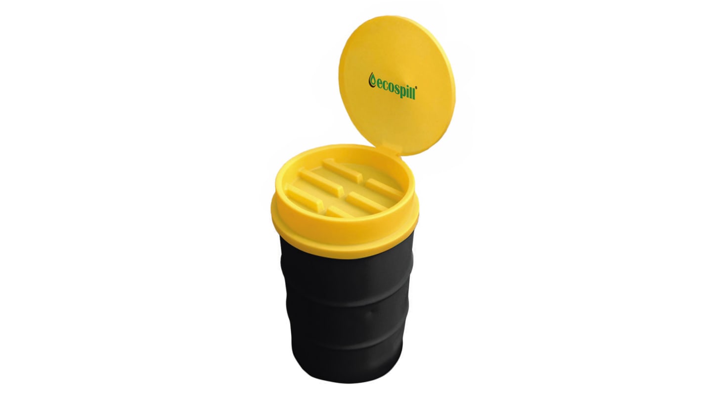 Ecospill Ltd 收纳盒盖子, 黄色, PE制, 尺寸61cm, 用于鼓