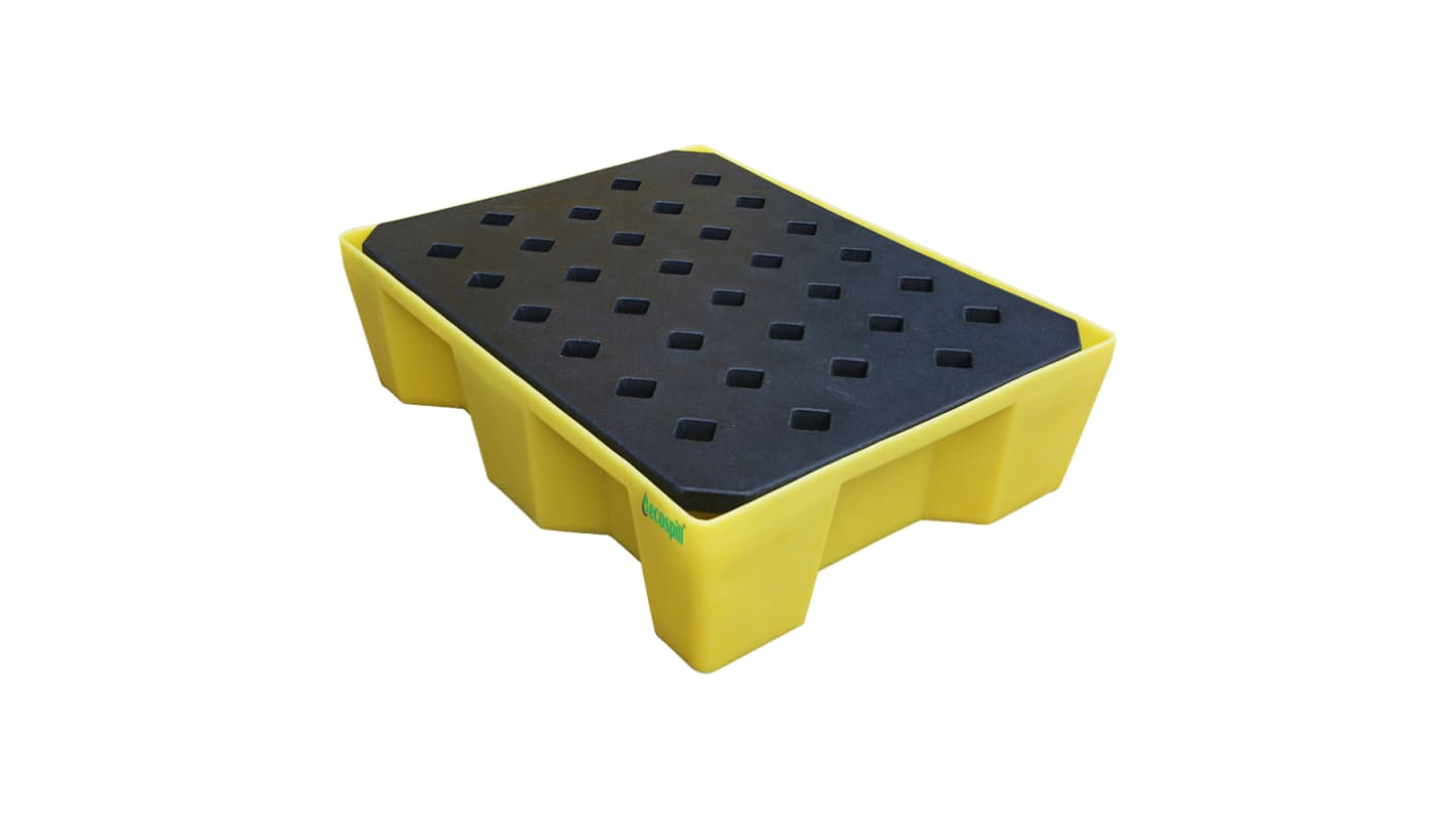 Ecospill Ltd, Udstyr til spildopsamling 66L, Type: Spildbakke med Rist, Anvendelse: Kemisk