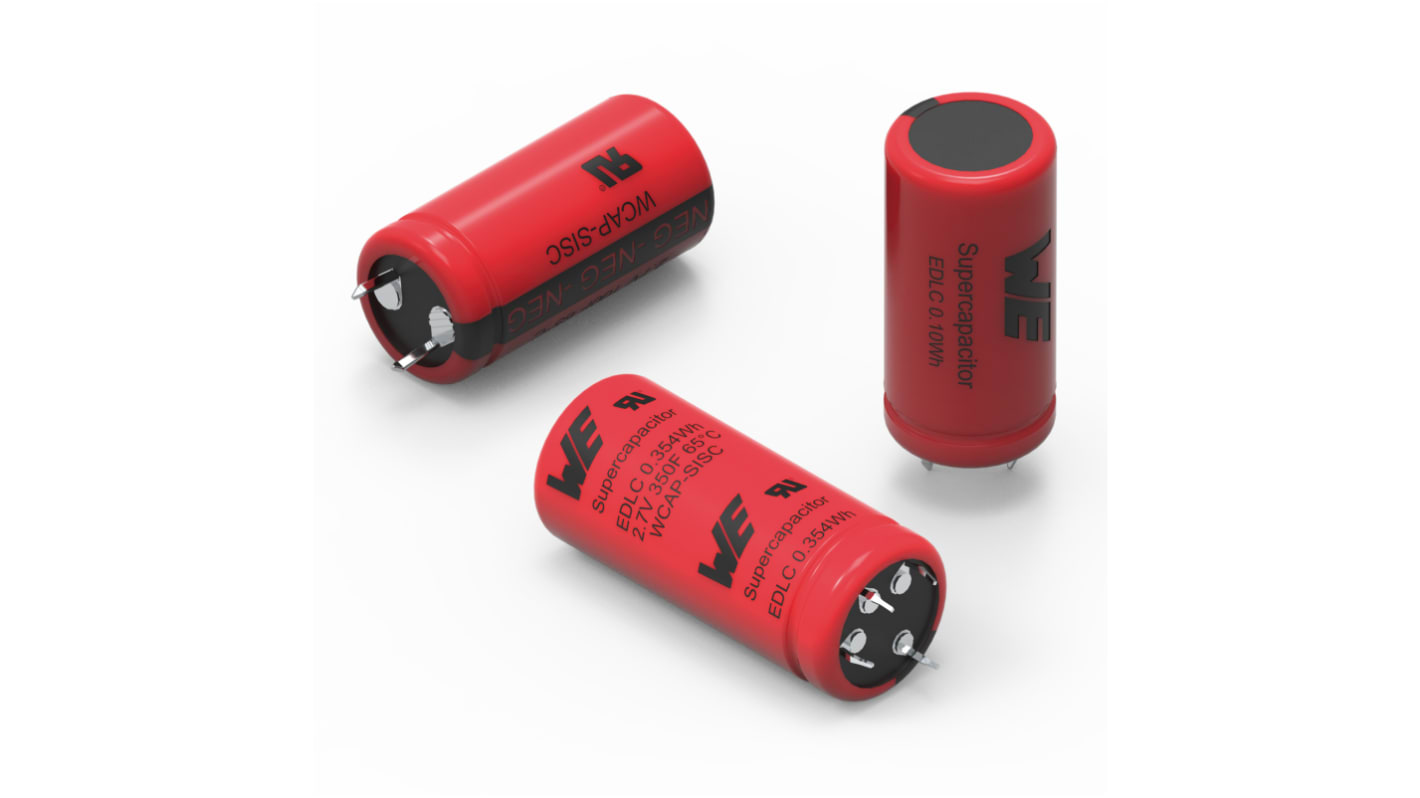 Superkondensator 100F 2.7V dc THT