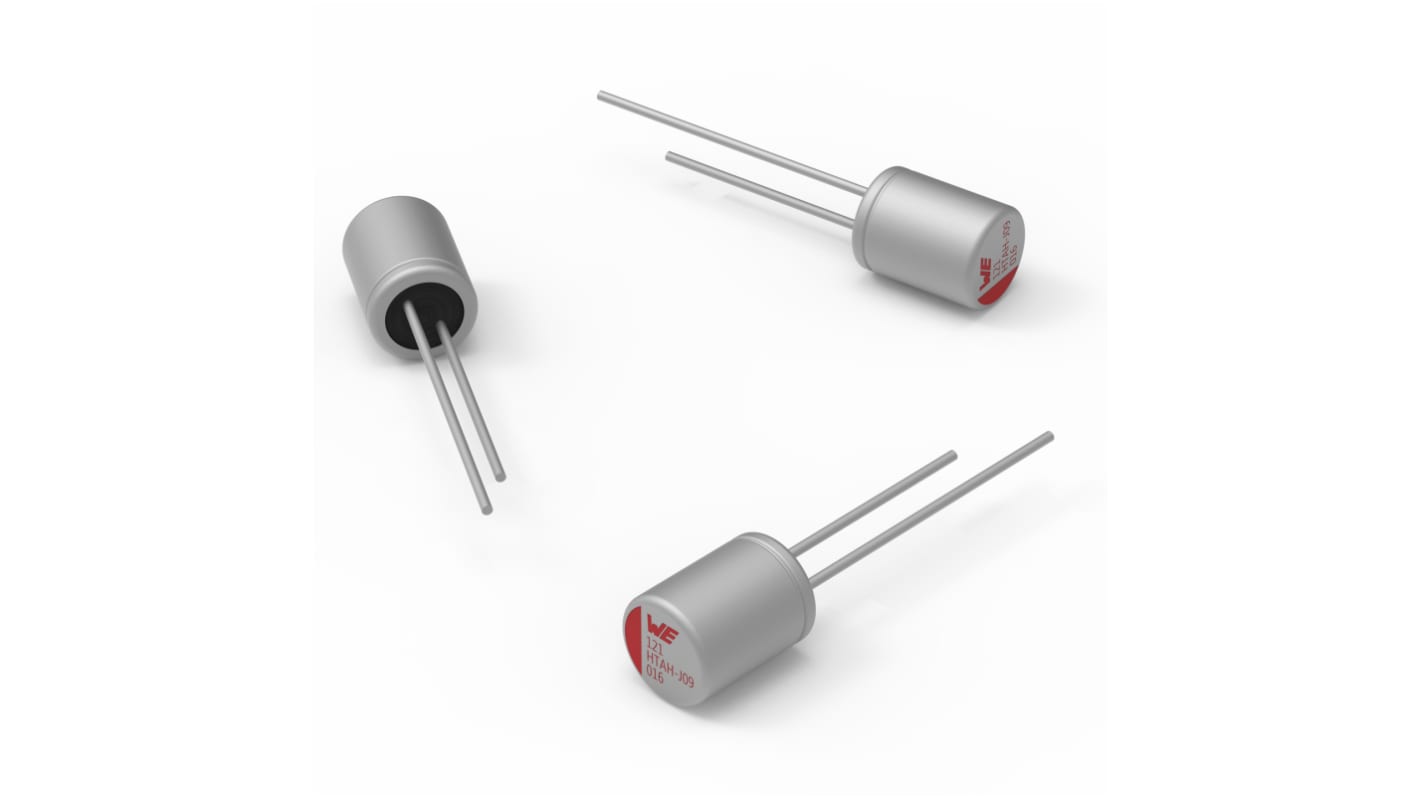 Würth Elektronik, THT Aluminium-Polymer-Kondensator 56μF / 63V dc