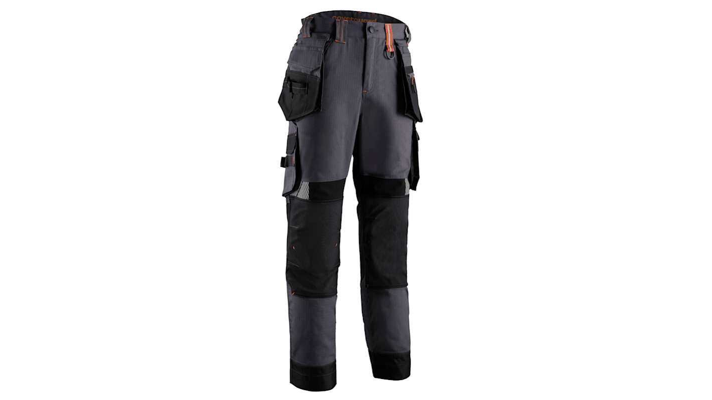 Coverguard Cristolbal Grey Trousers Stretchy, Size L 36.2-38.9in W
