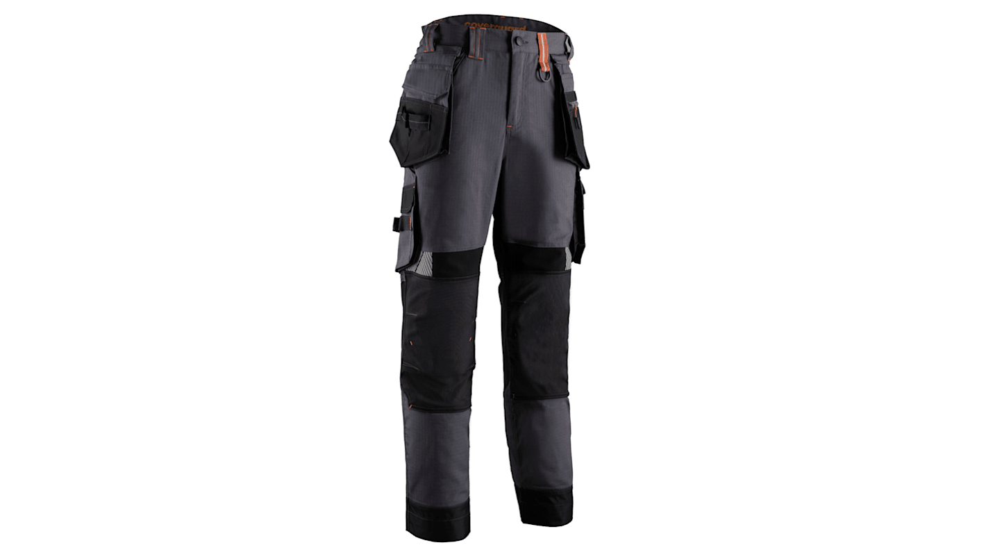 Coverguard Cristolbal Grey Trousers Stretchy, Size M 33-35.8in W