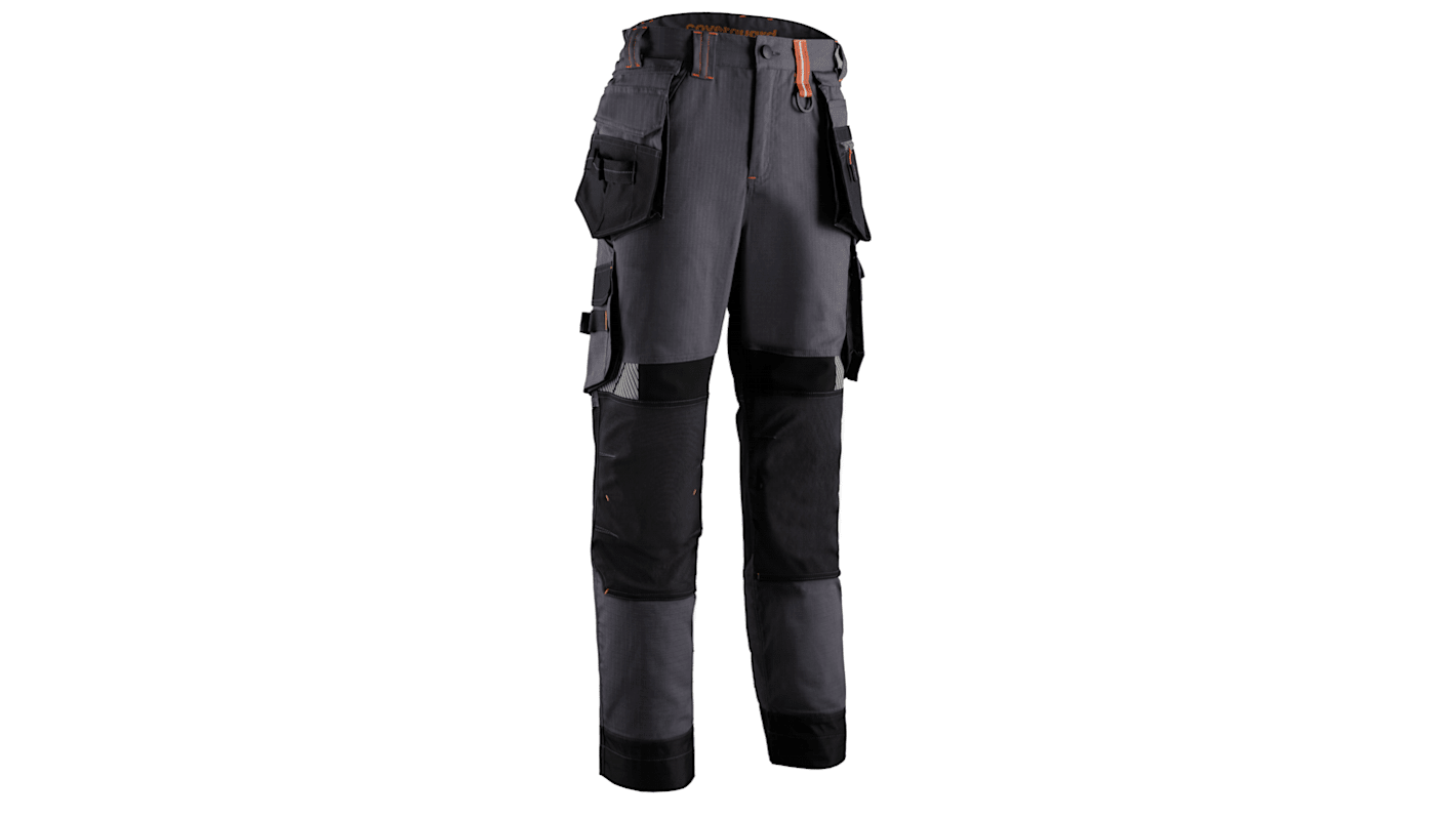 Coverguard Cristolbal Grey Trousers Stretchy, Size S 29.9-32.6in W