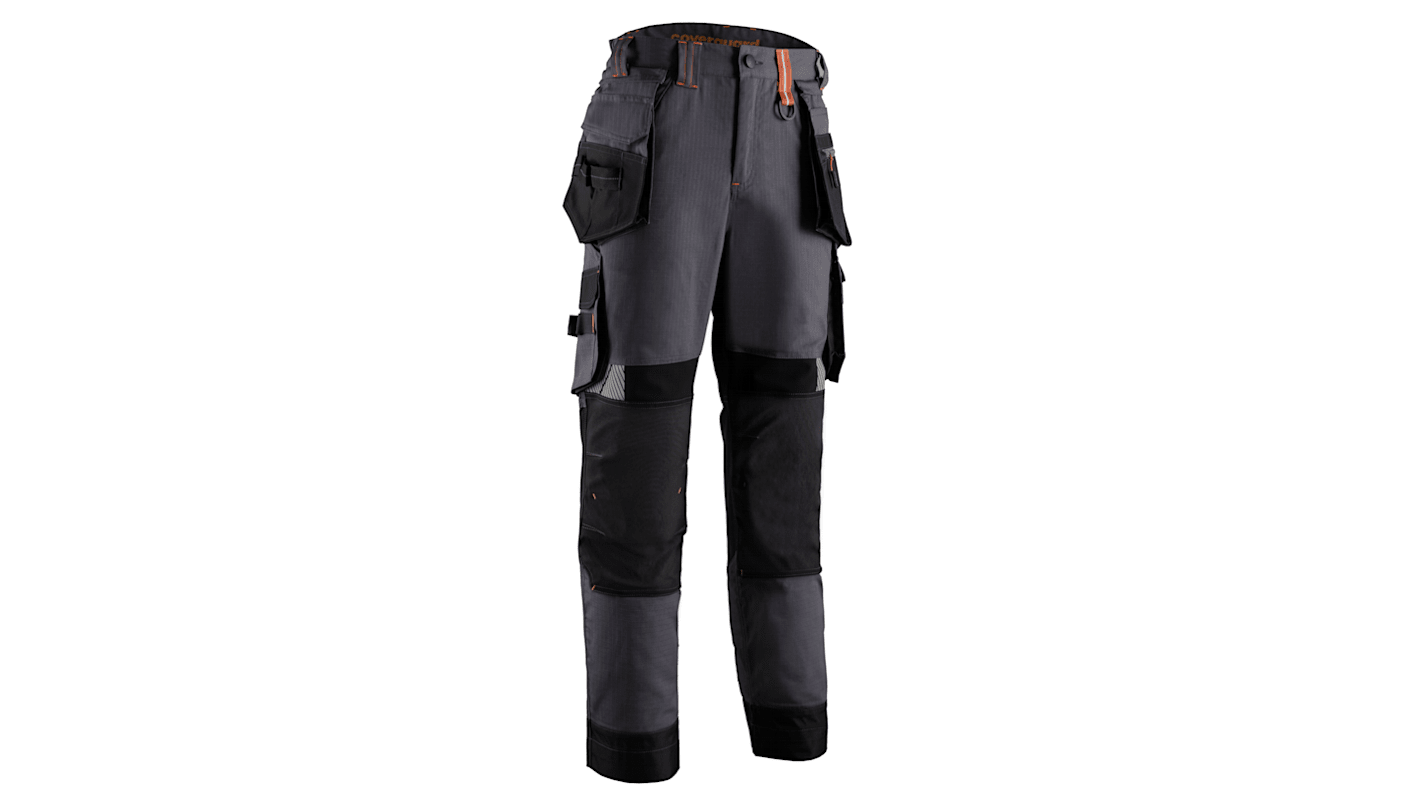 Coverguard Cristolbal Grey Trousers Stretchy, Size XS 26.7-29.5in W