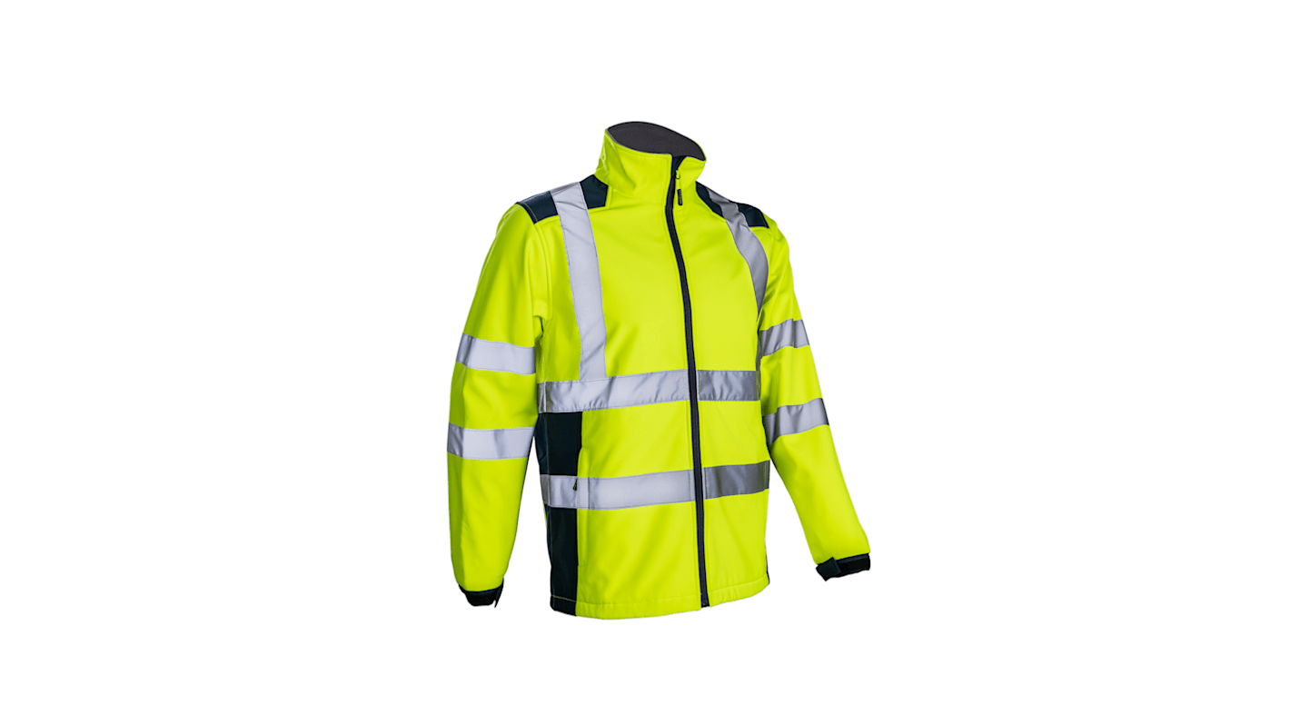 Coverguard 5KPA16 Herren Jacke, wasserdicht Gelb/Marineblau, Größe 3XL