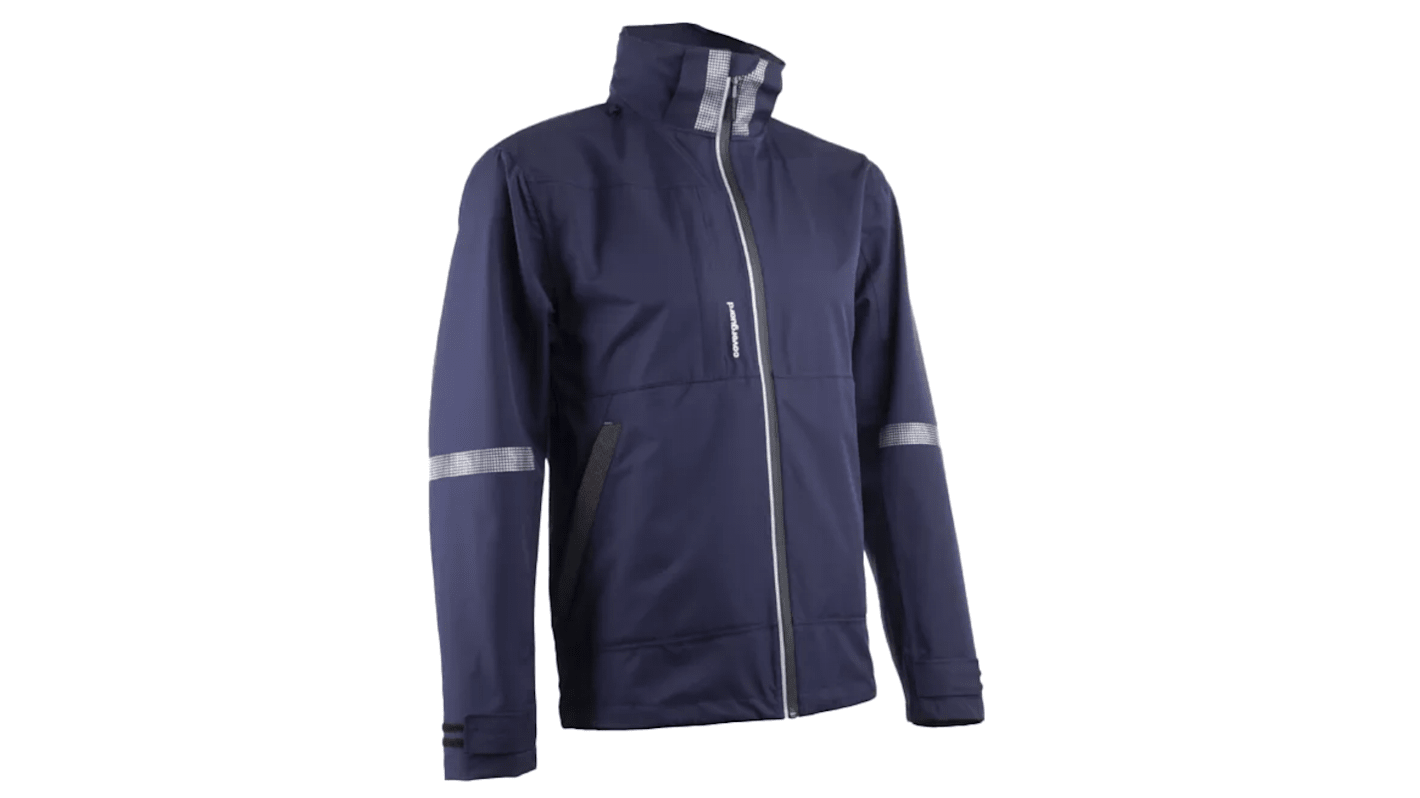 Coverguard 5PYT120 Navy/Royal Blue, Breathable, Waterproof Jacket Jacket, XL