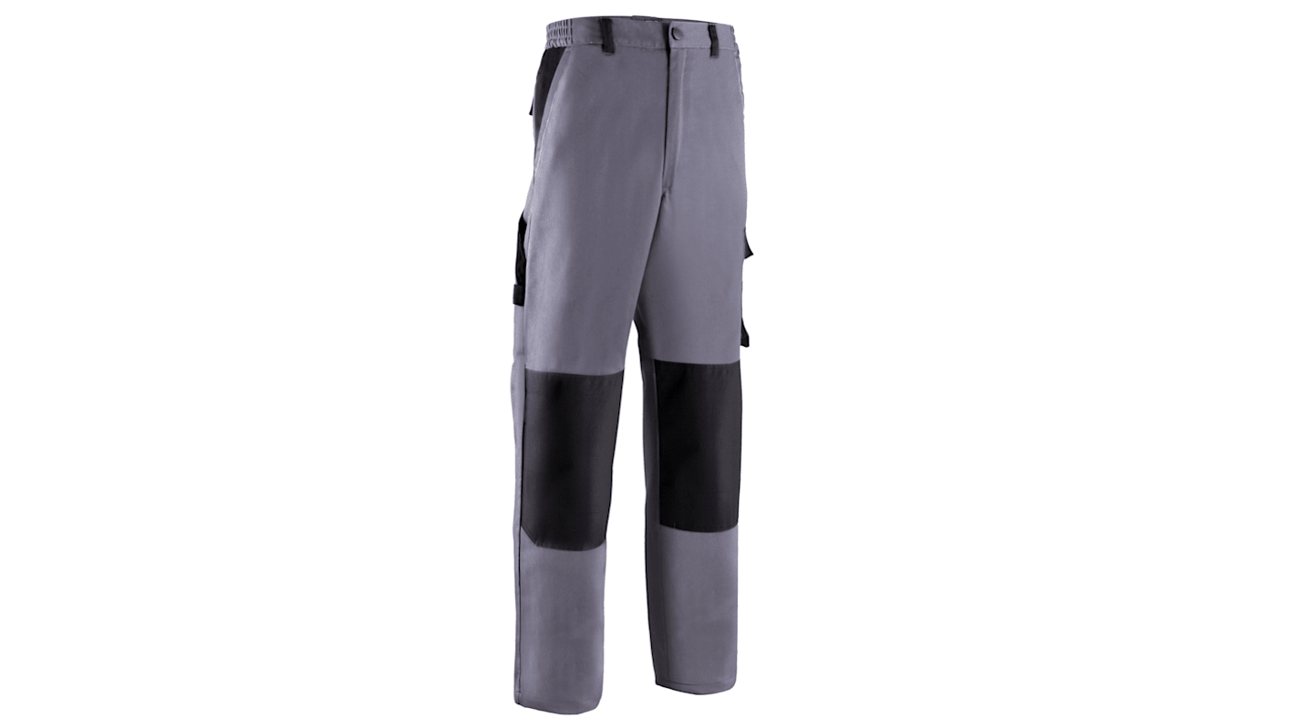 Coverguard 5TOP050 Black, Grey 40% Polyester, 60% Cotton Cut Resistant Trousers 39.3-42.1in, 100-107cm Waist