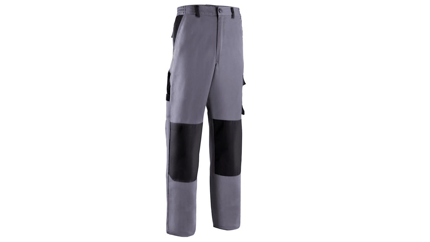 Coverguard 5TOP050 Black, Grey 40% Polyester, 60% Cotton Cut Resistant Trousers 45.6-48.4in, 116-123cm Waist