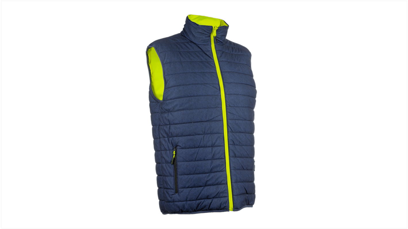 Coverguard 5YOR160 Black/Green/White/Yellow Hi-Vis, Waterproof Bodywarmer, S