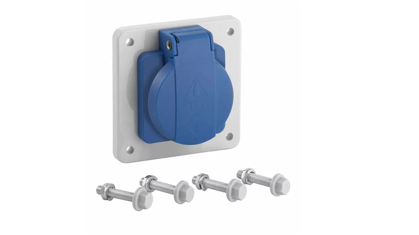 Spelsberg AK3 Series Socket for Use with Small Distribution Boards, 75 x 75 x 29mm