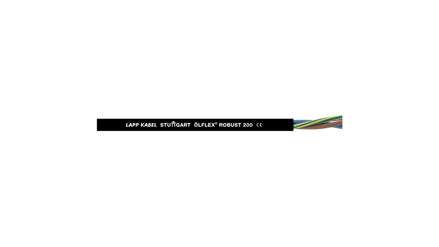 Lapp OLFLEX Control Cable, 3 Cores, 2.5 mm², Screened, 50m, Black PVC Sheath